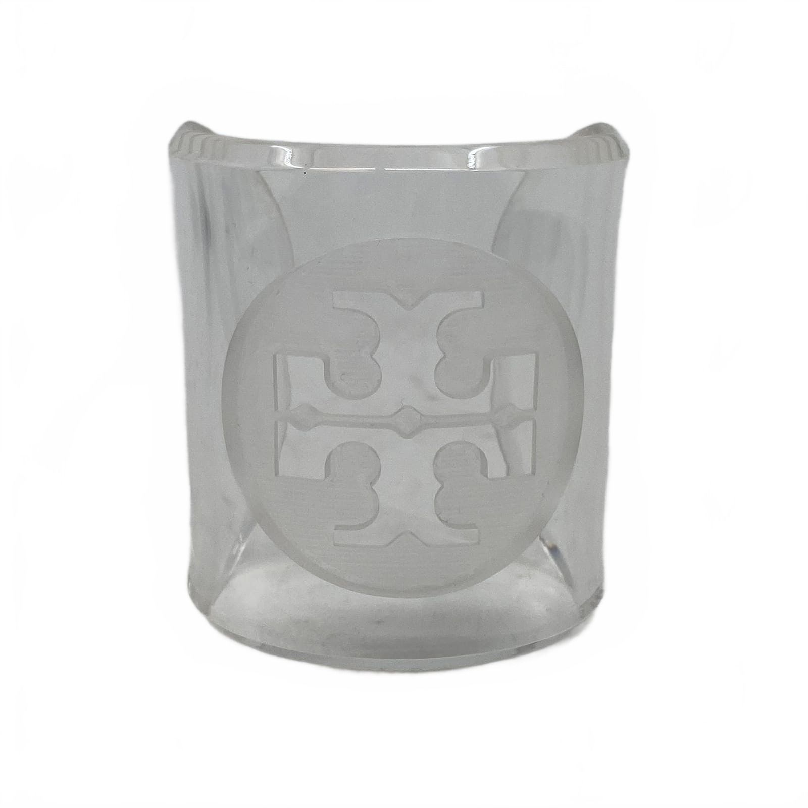 Tory Burch Clear Acrylic Cuff Bracelet