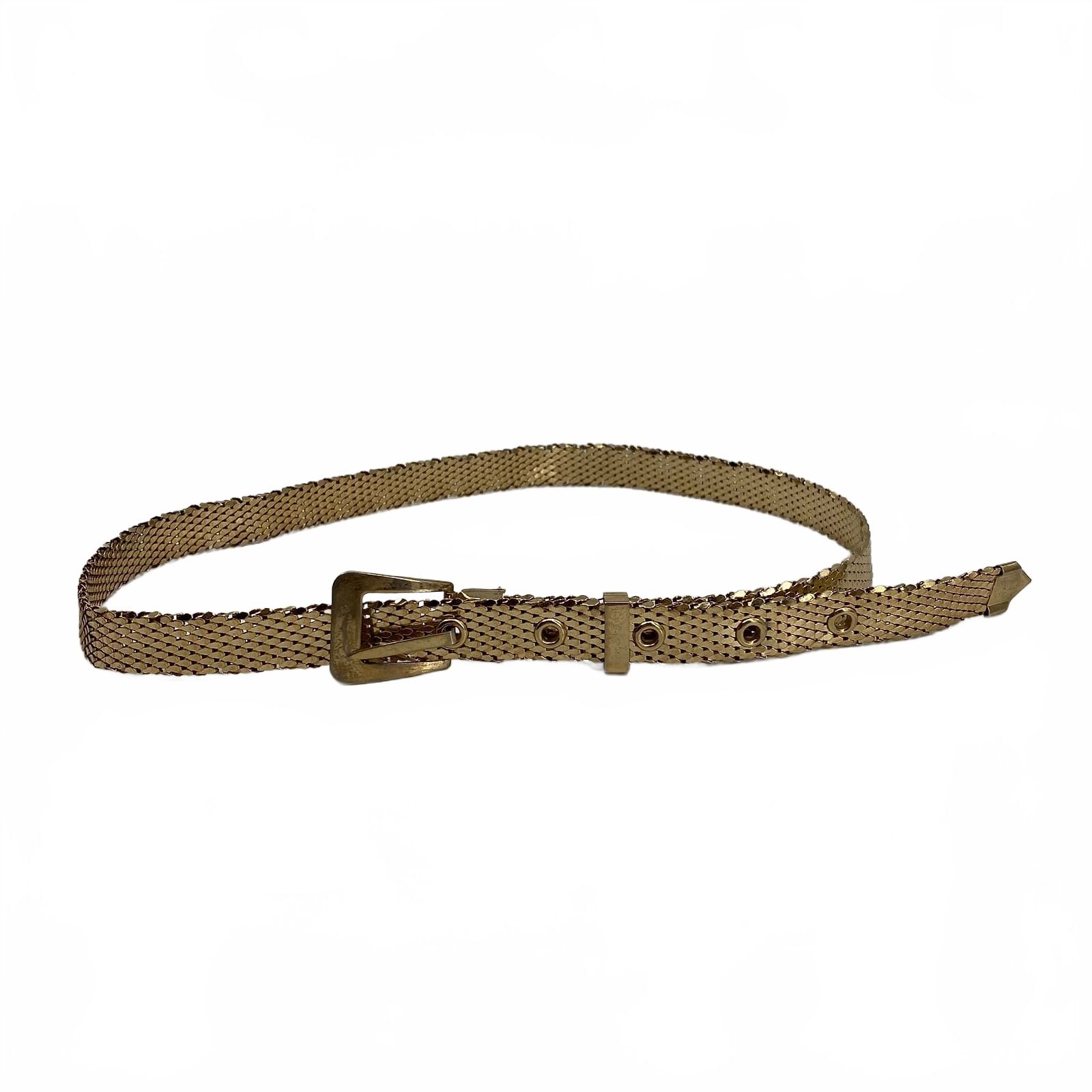 Whiting & Davis Gold Belt Dressy Casual