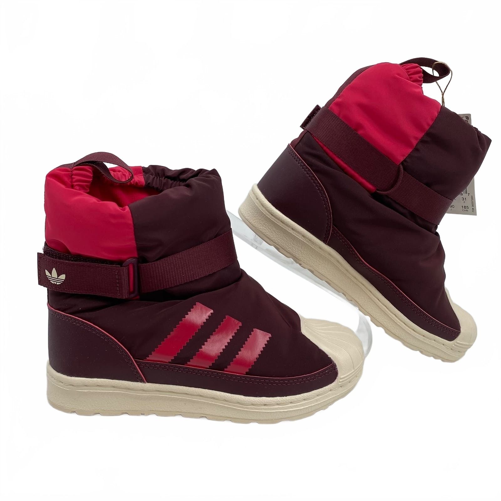 adidas Red Pink Boots Maroon Pink Superstar 360
