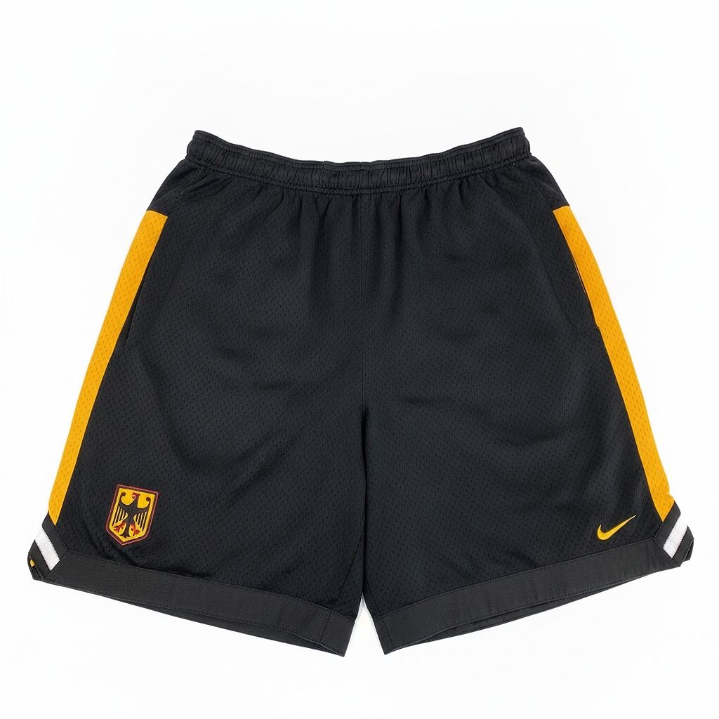 Nike Black Yellow Germany Basketball Shorts