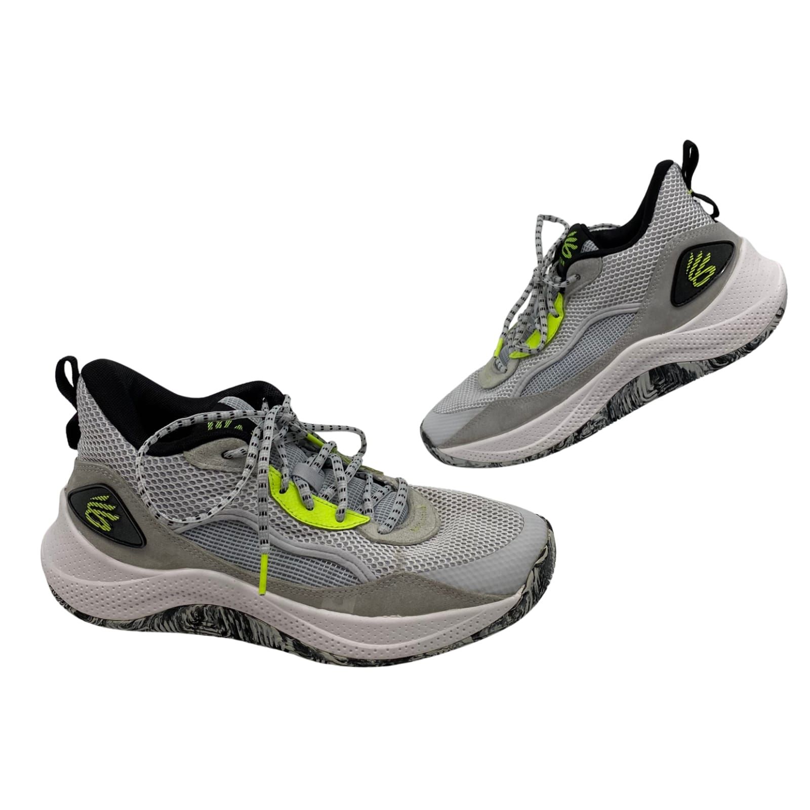 Under Armour Gray Curry Suede Sneakers