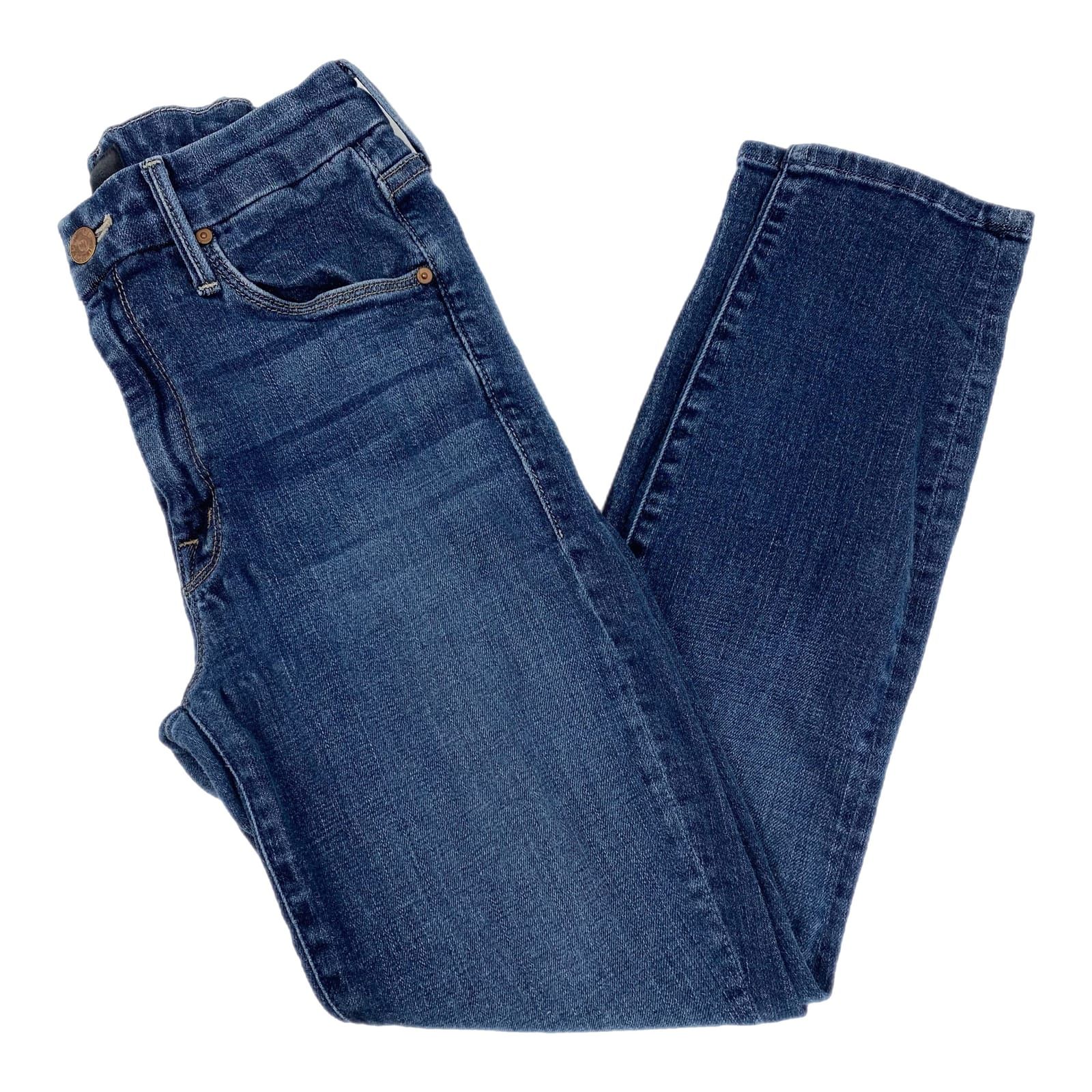 MOTHER Blue Looker Crop Jeans