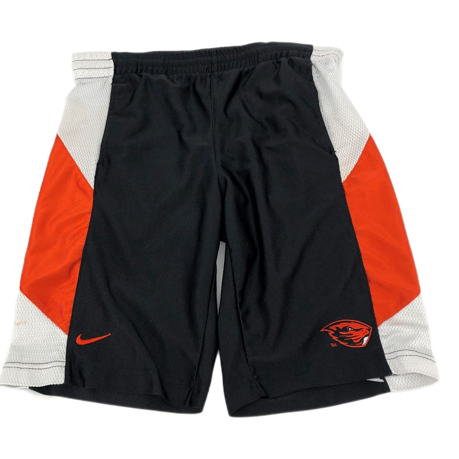 Nike Black Orange Athletic Shorts
