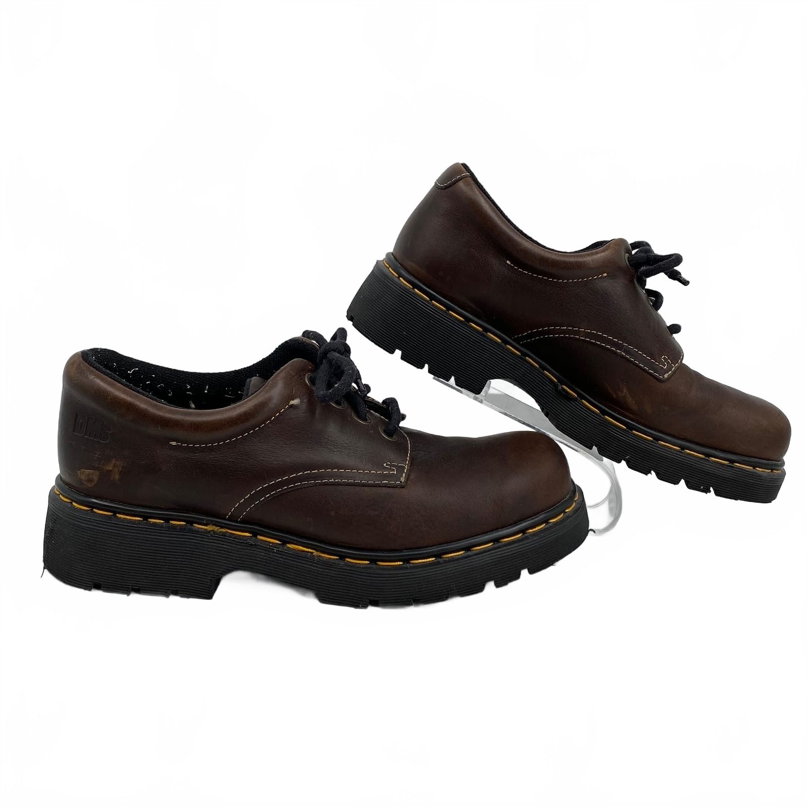 Dr. Martens Brown Leather Oxford Shoes