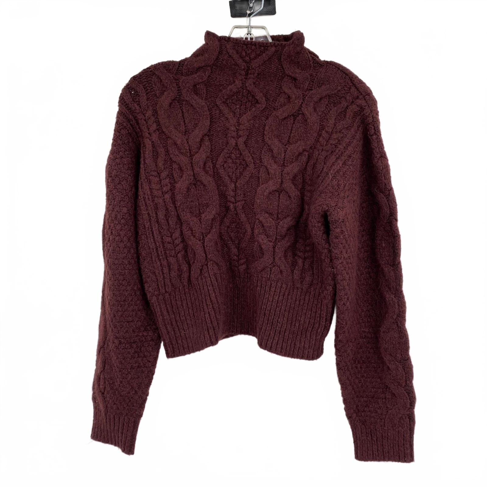 525 America Red Pullover Cowl Neck Sweater