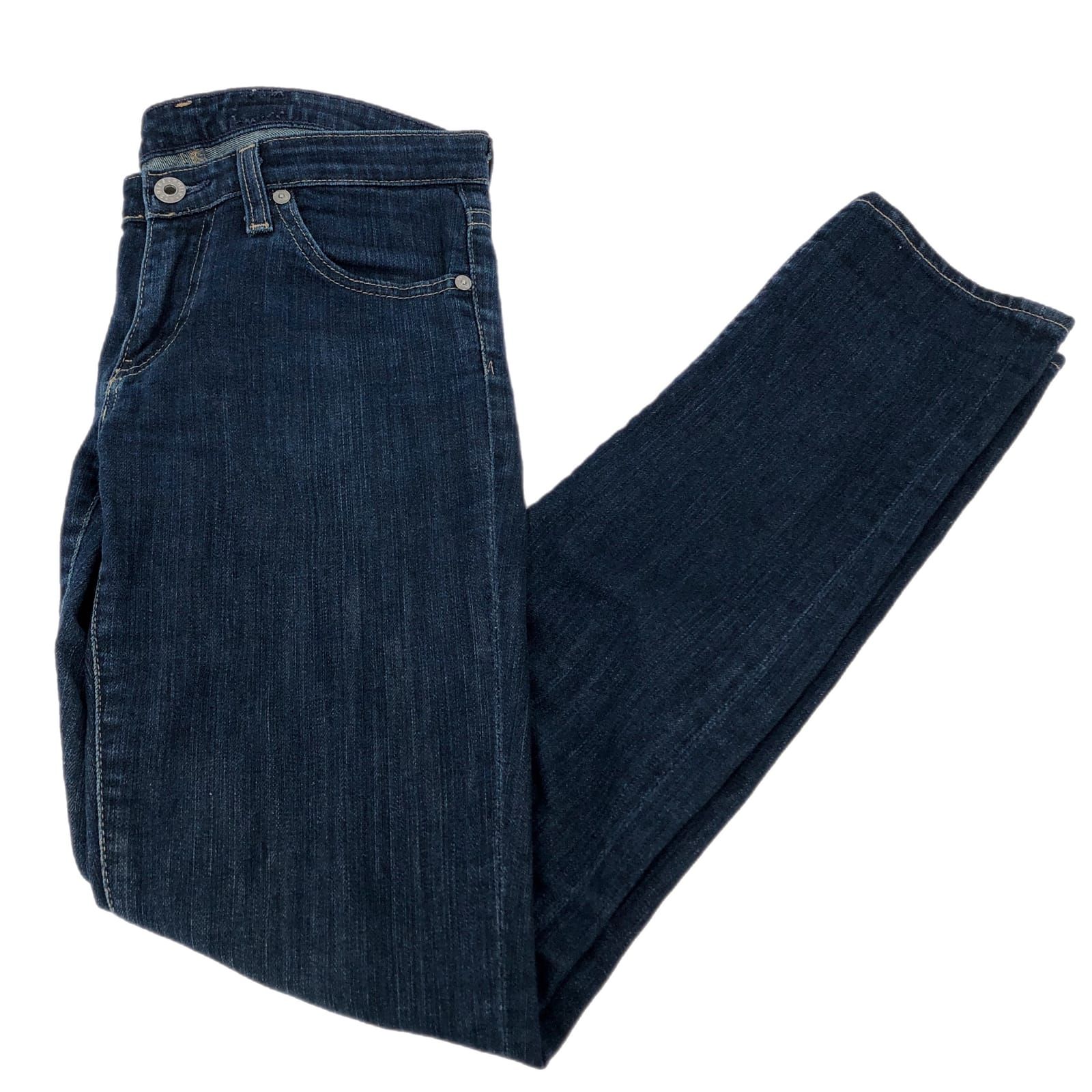 Ag Adriano Goldschmied Blue Straight Leg Jeans
