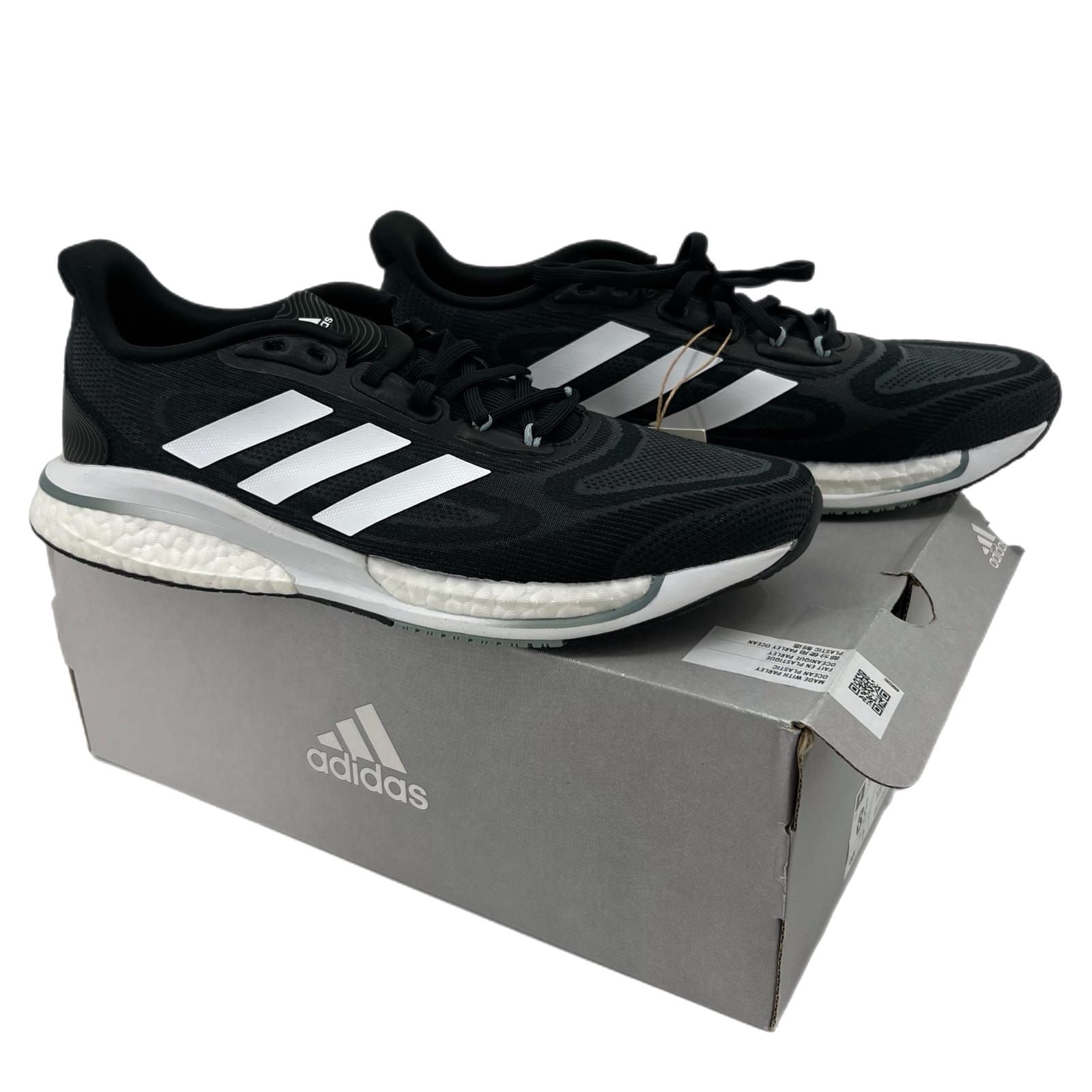 Adidas Black/White Supernova Women's Athletic Shoes