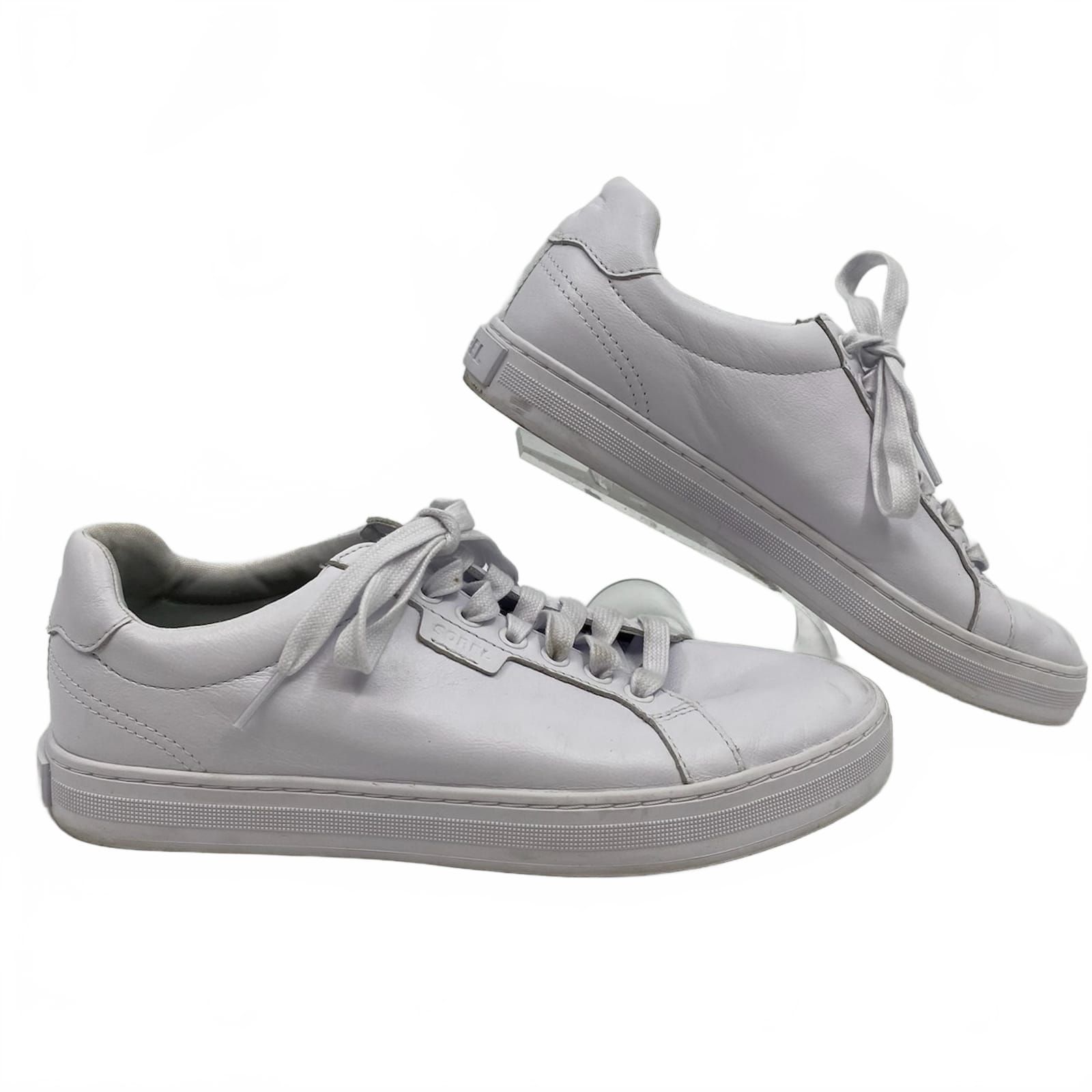Sorel White Leather Sneakers