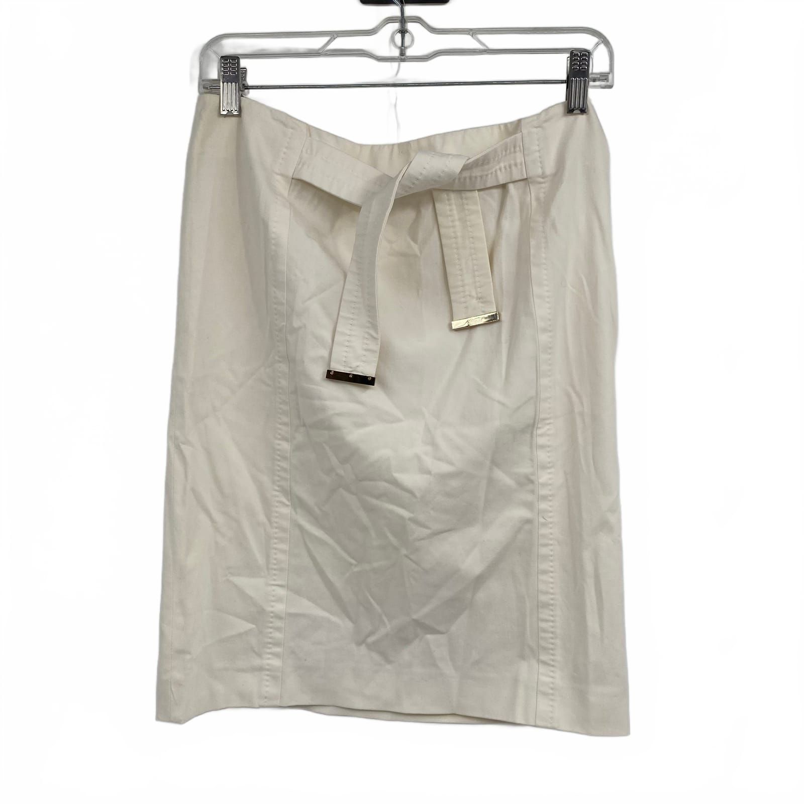 Gucci White Knee-Length Midi Skirt