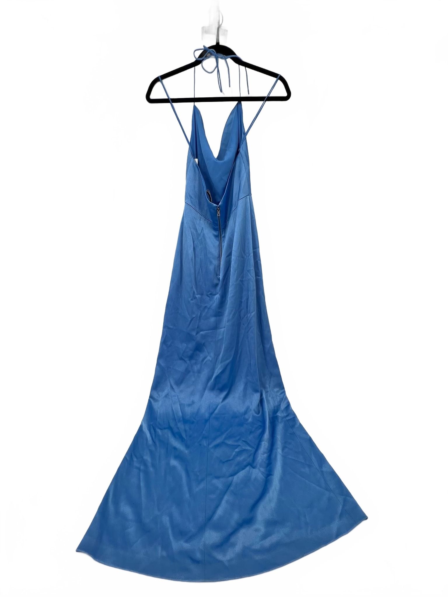 Alice + Olivia Blue Maxi Ball Gown