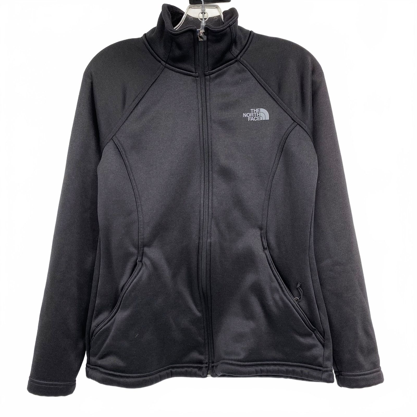 The North Face Black Zip-Up Fleece-L lined Jacket