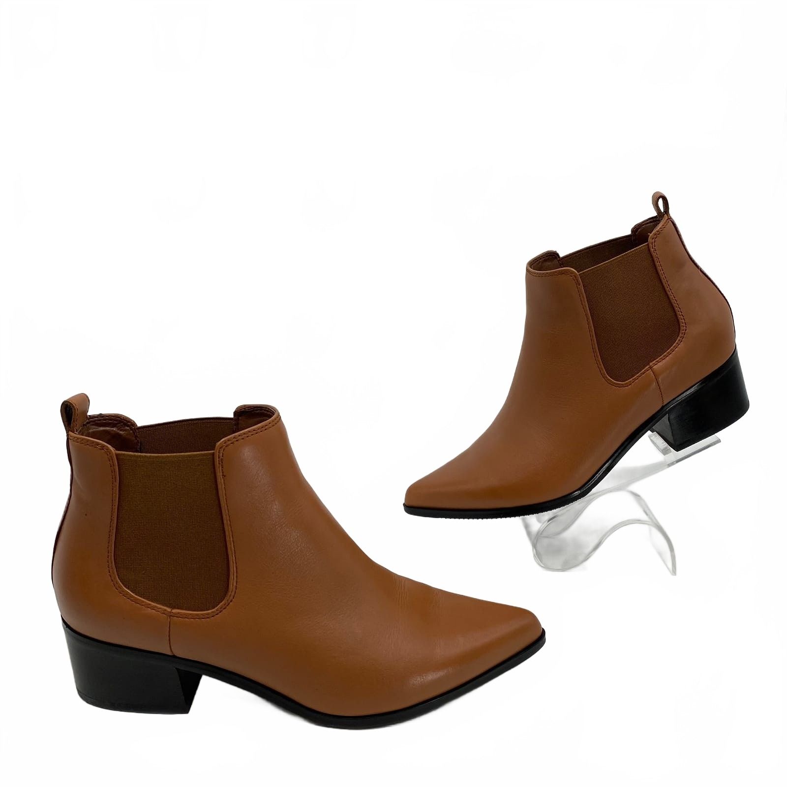 Blondo Brown Ankle Boots Emelia Chelsea Waterproof