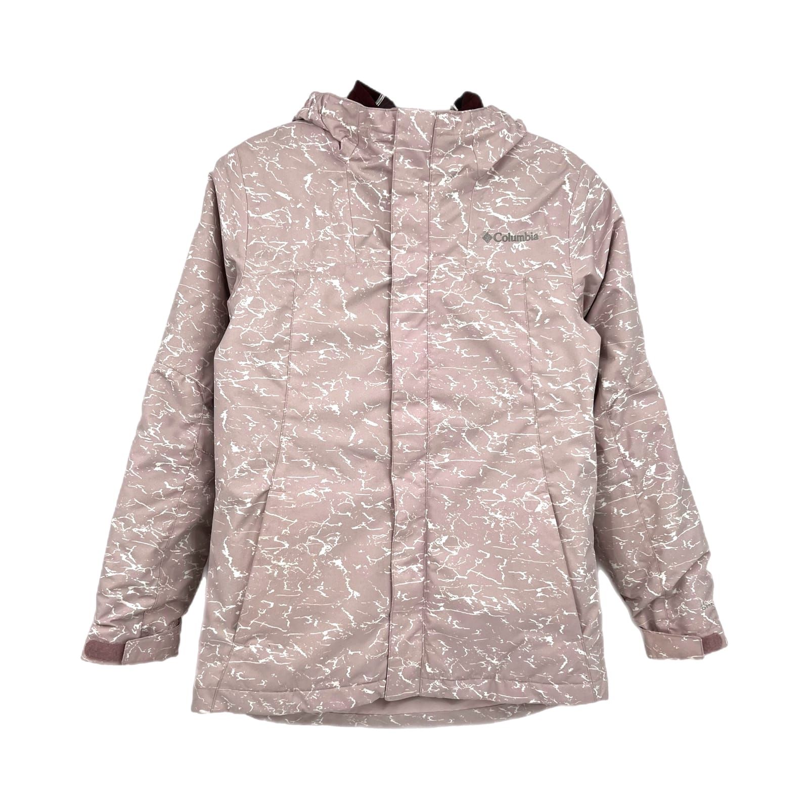 Columbia Pink Detachable Puffer Lining Winter Jacket