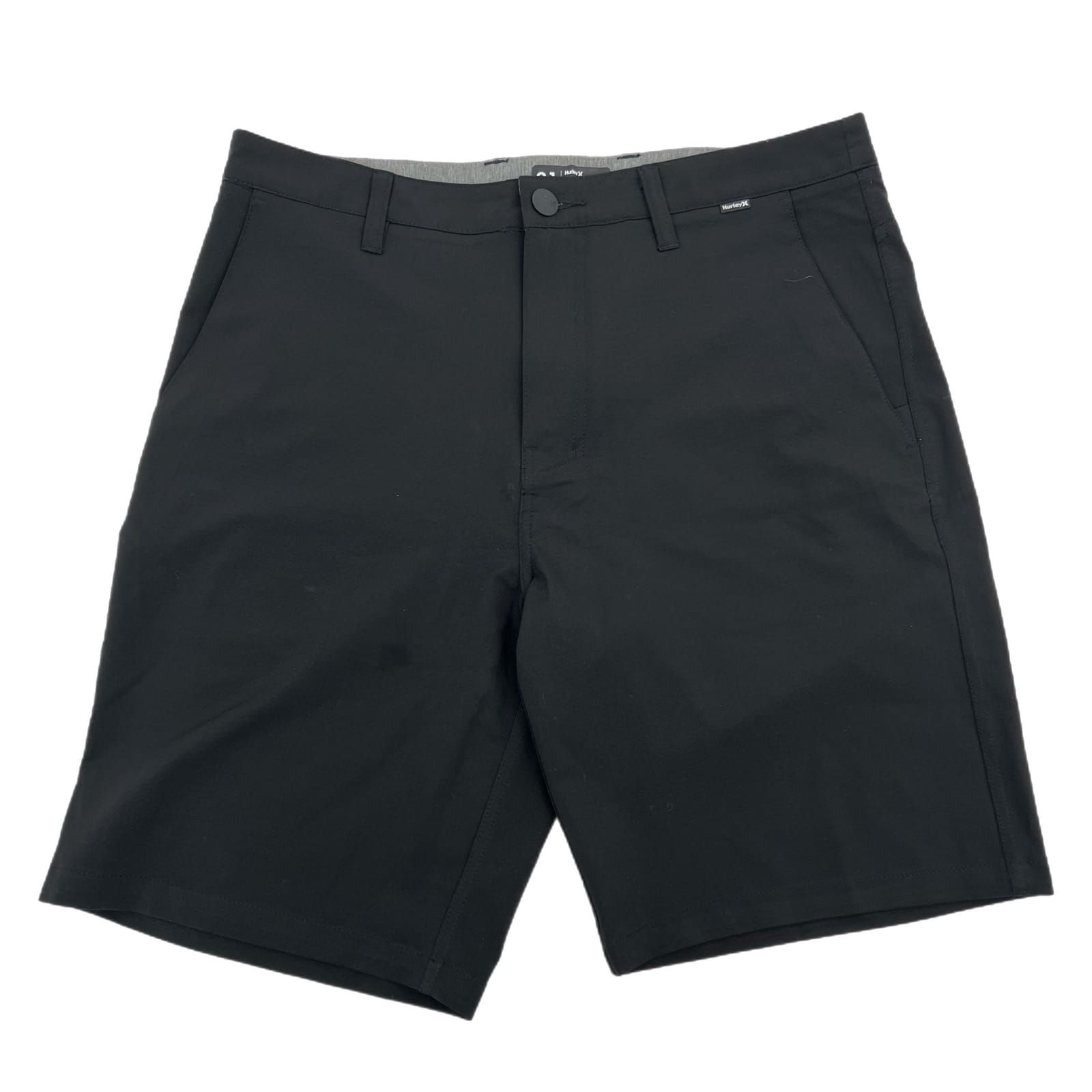 Hurley Black High-Rise Athletic Shorts