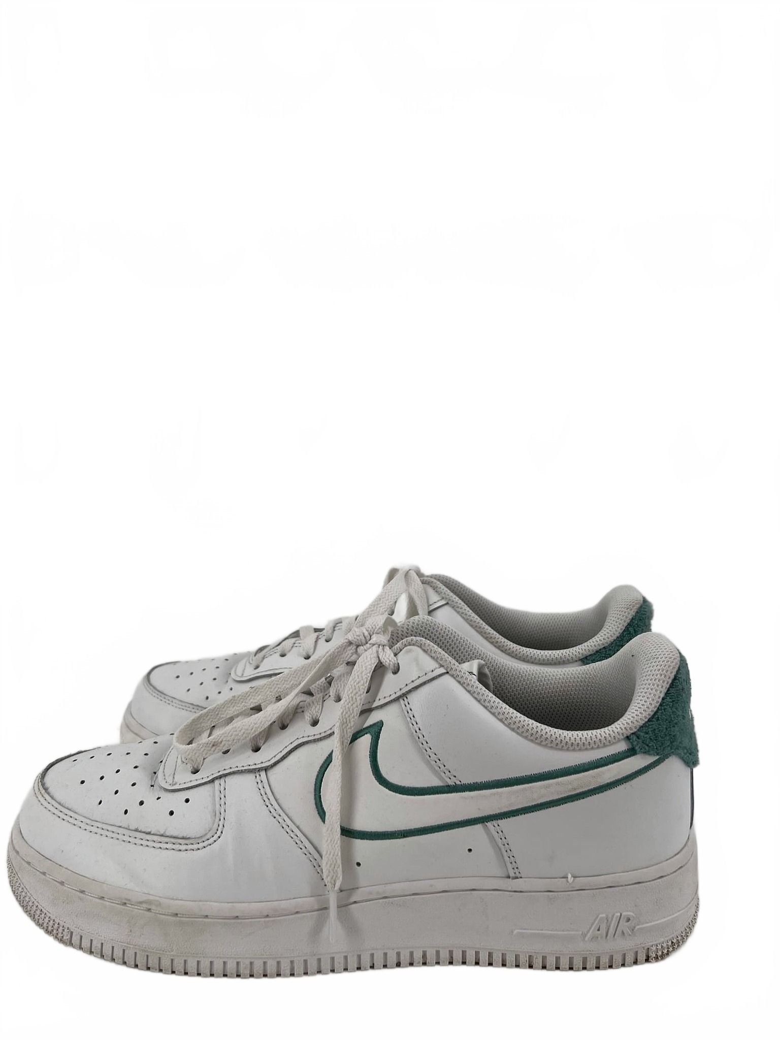 Nike White/Teal AF1 Resort Sport Sneakers