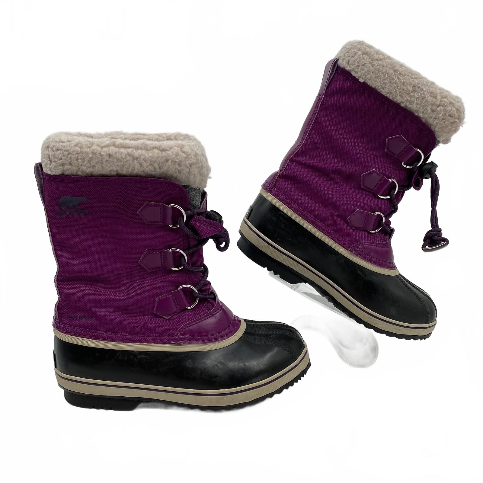 Sorel Purple Black Snow Boots