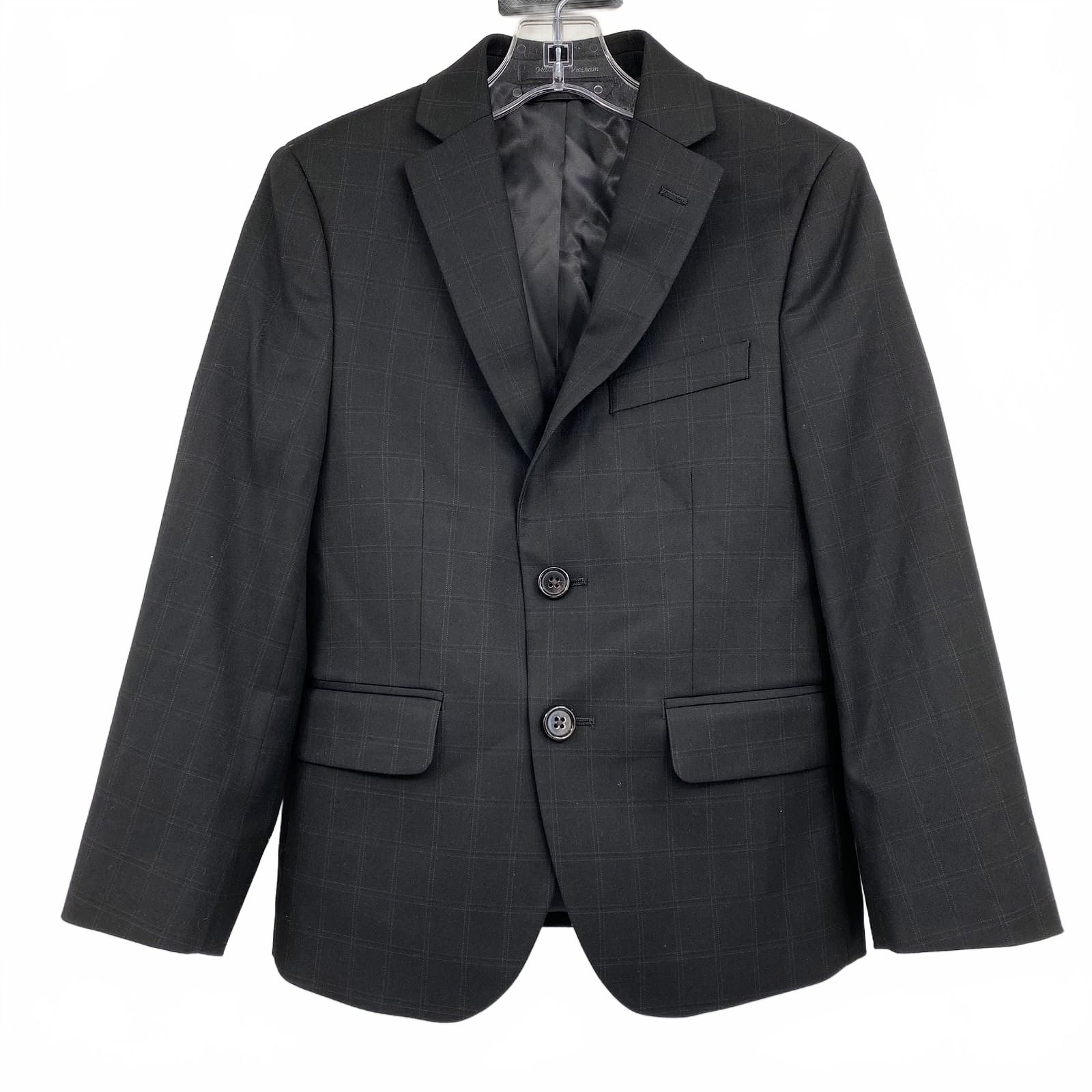 Lauren Ralph Lauren Black Grid Print Blazer