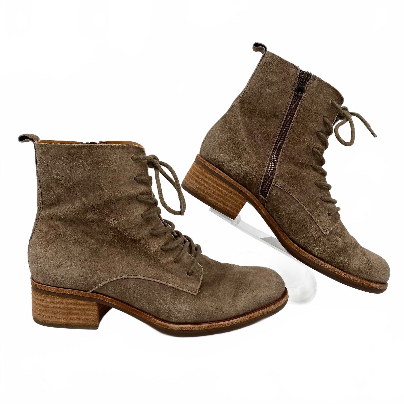 Kork-Ease Brown Lace-Up Boots