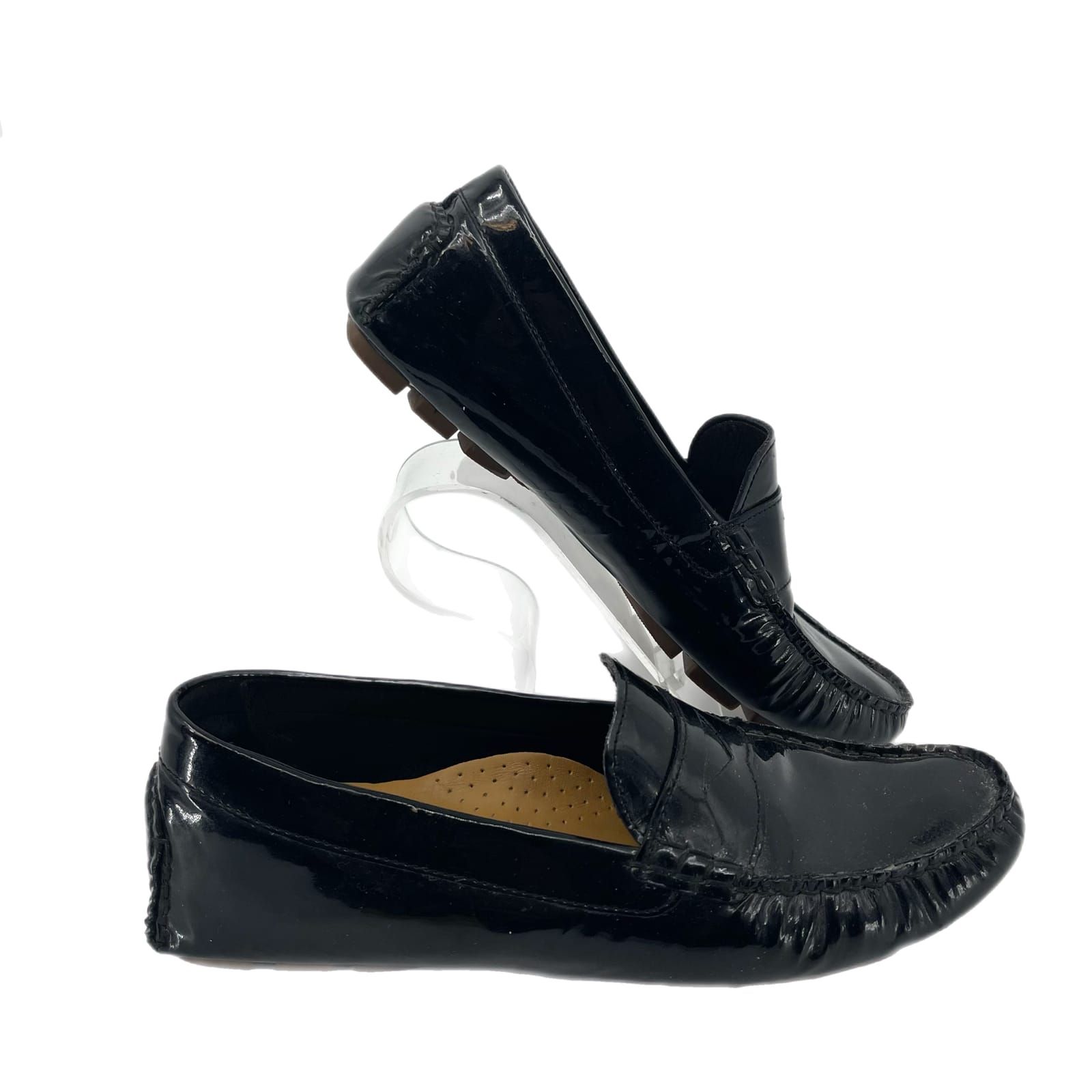 Cole Haan Black Leather Flats & Loafers