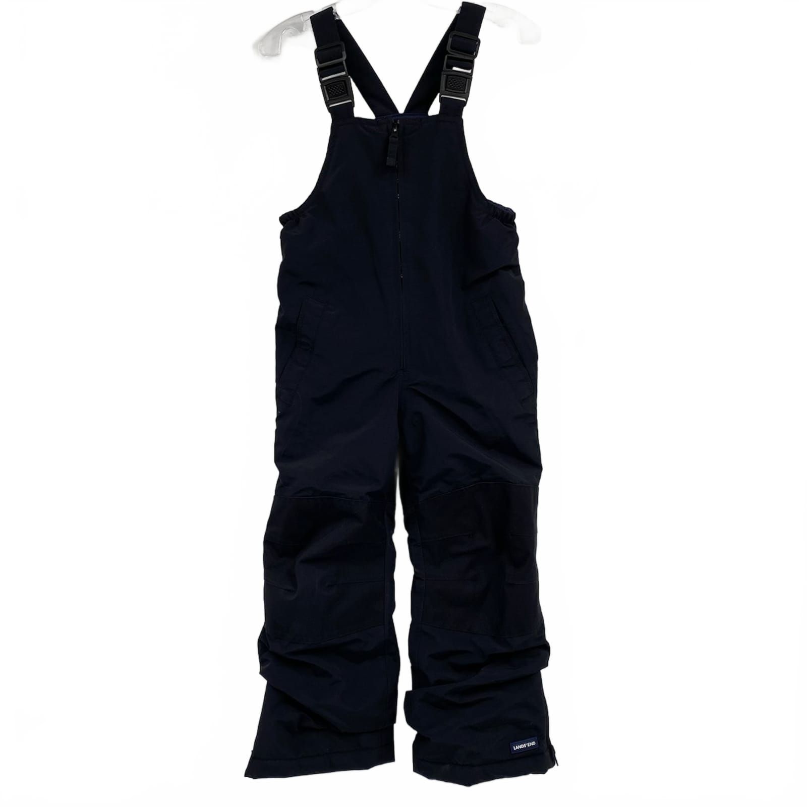 Lands' End Black Overall Snow Pants
