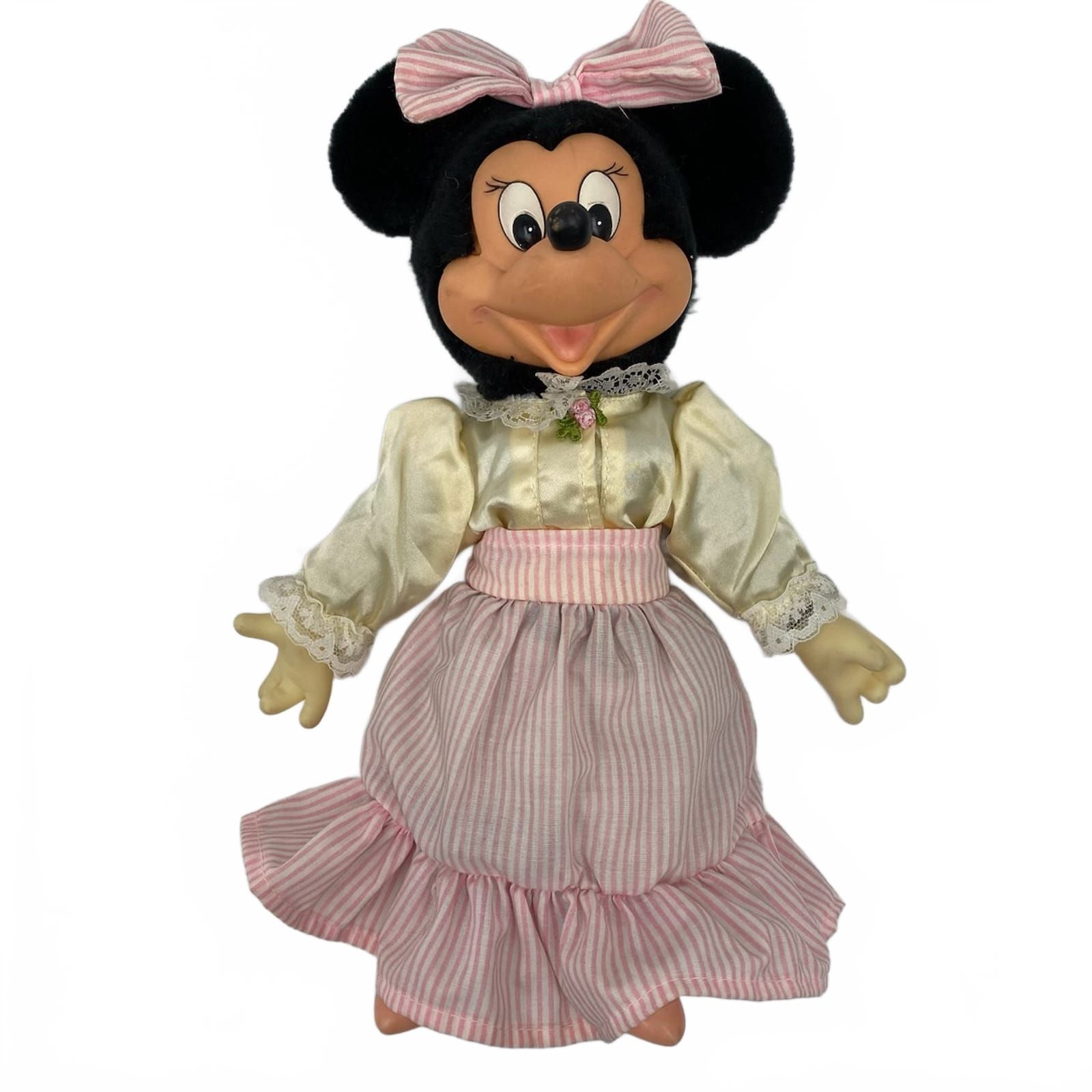 Applause Pink Cream Vintage Minnie Mouse Doll