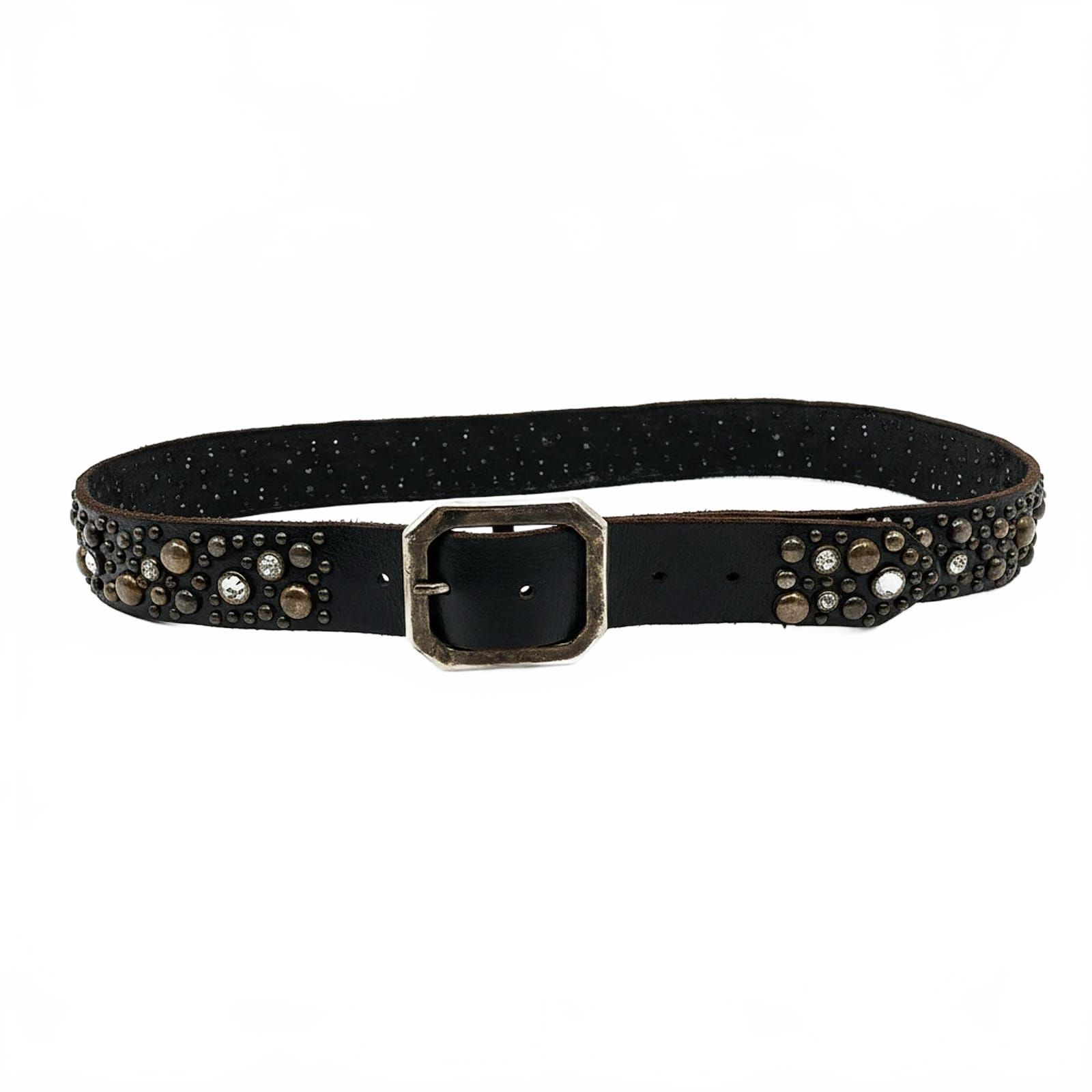 Old Stud Handmade Brown Leather Belt