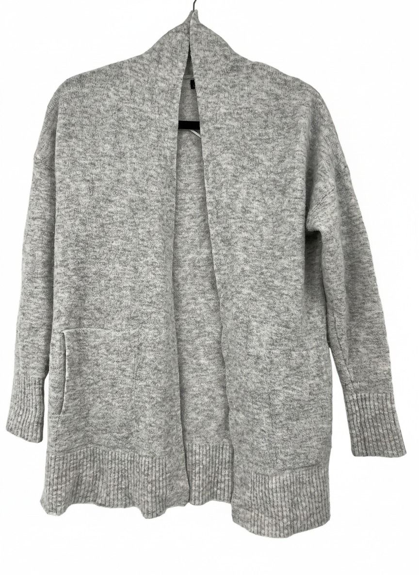 Banana Republic Gray Wool-Blend Cardigan