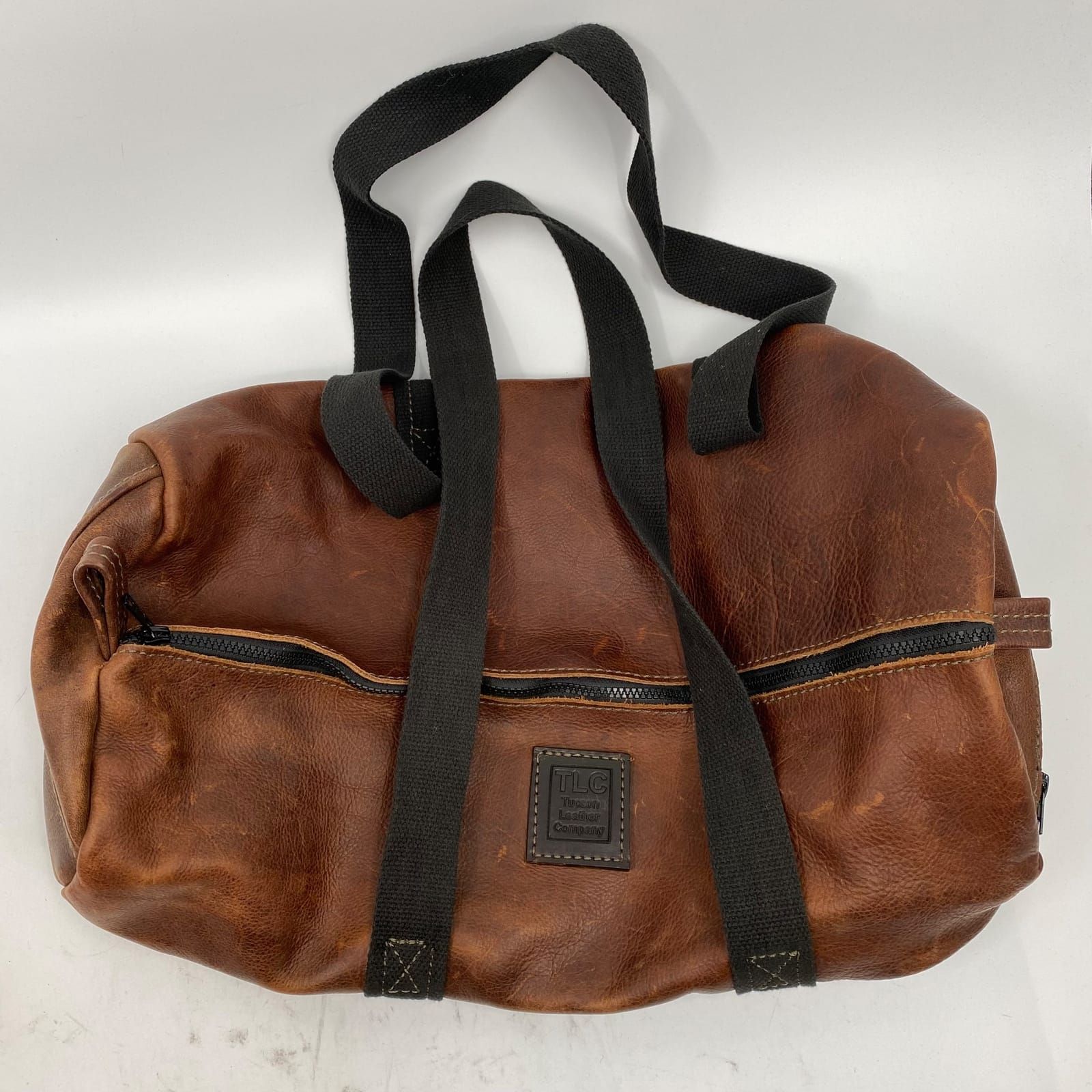 Tucson Leather Co Brown Leather Duffle Bag