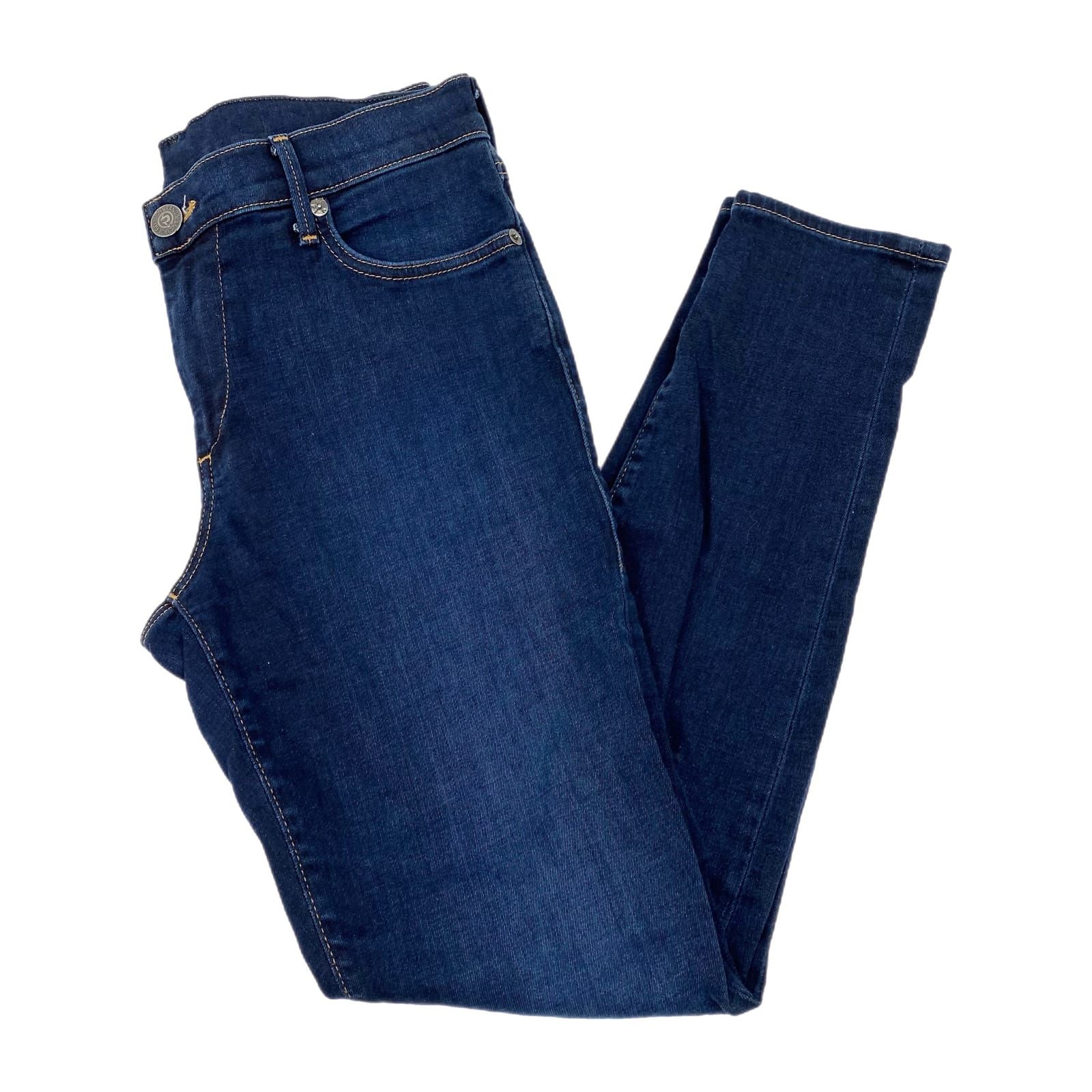 True Religion Blue Dark Wash Skinny Jeans