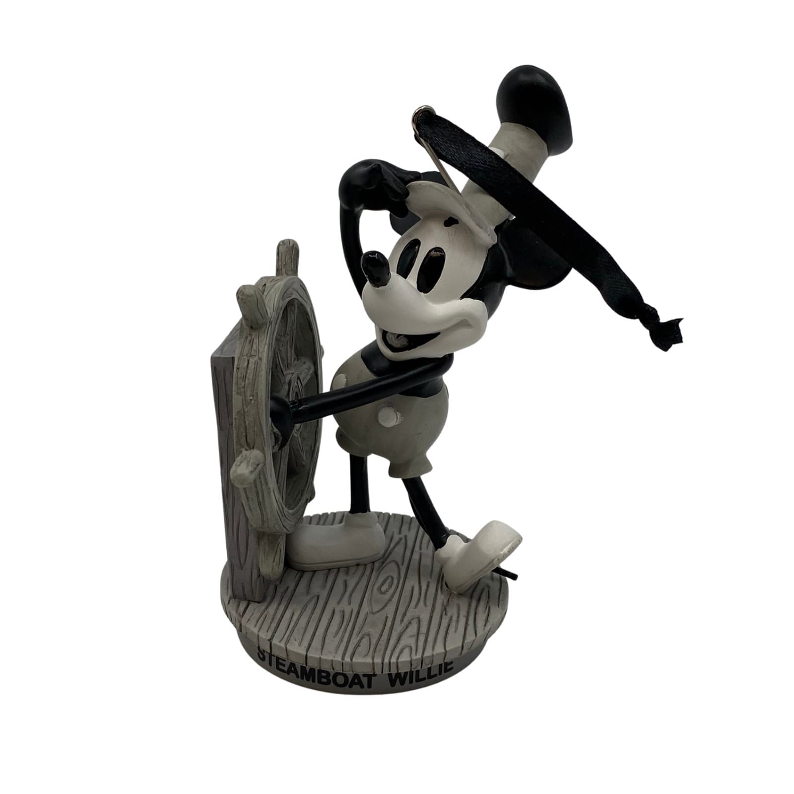 Disney Classic Gray Steamboat Willie Ornament