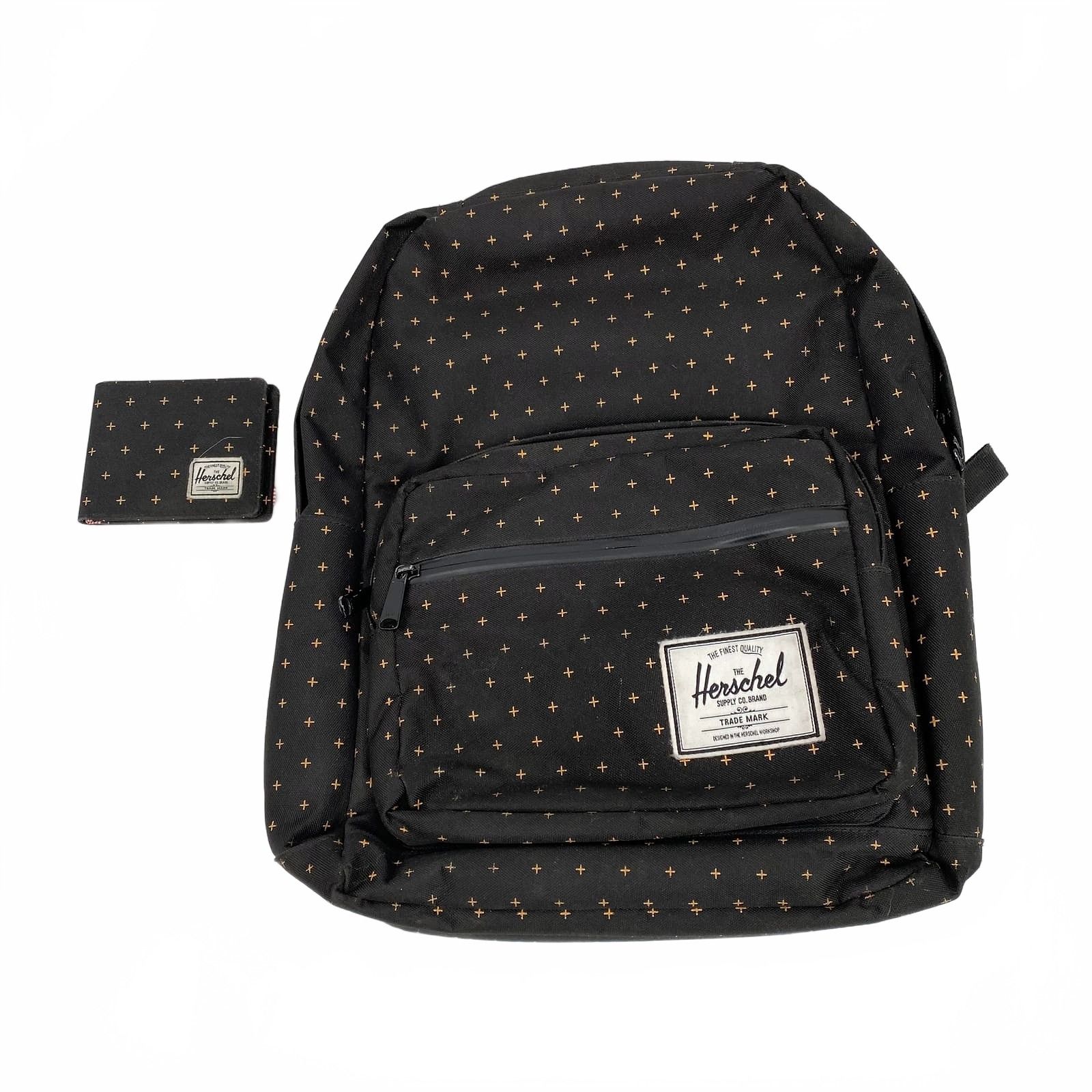 Herschel Supply Company Black Backpack Wallet Included