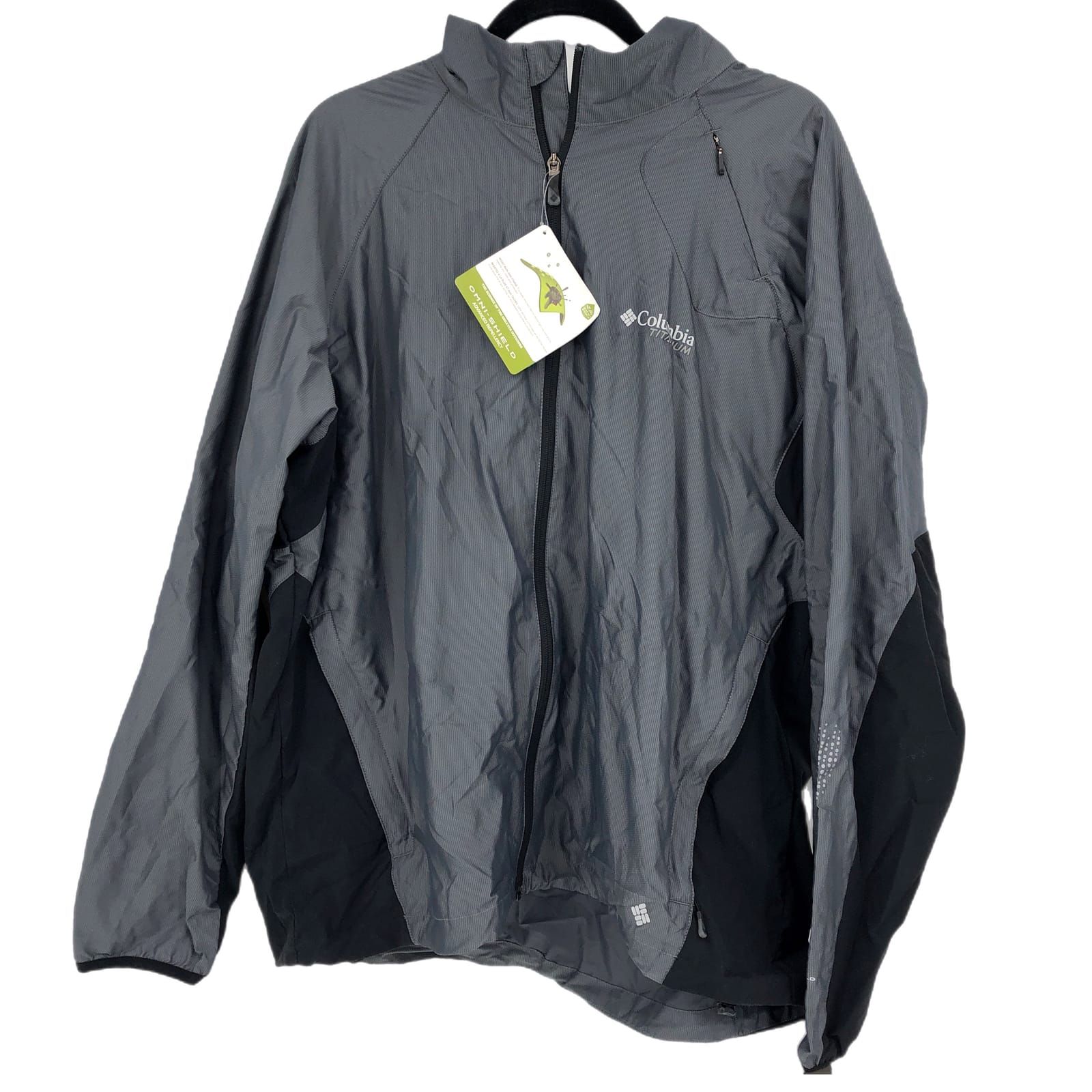 Columbia Black & Gray Windbreaker  Jacket