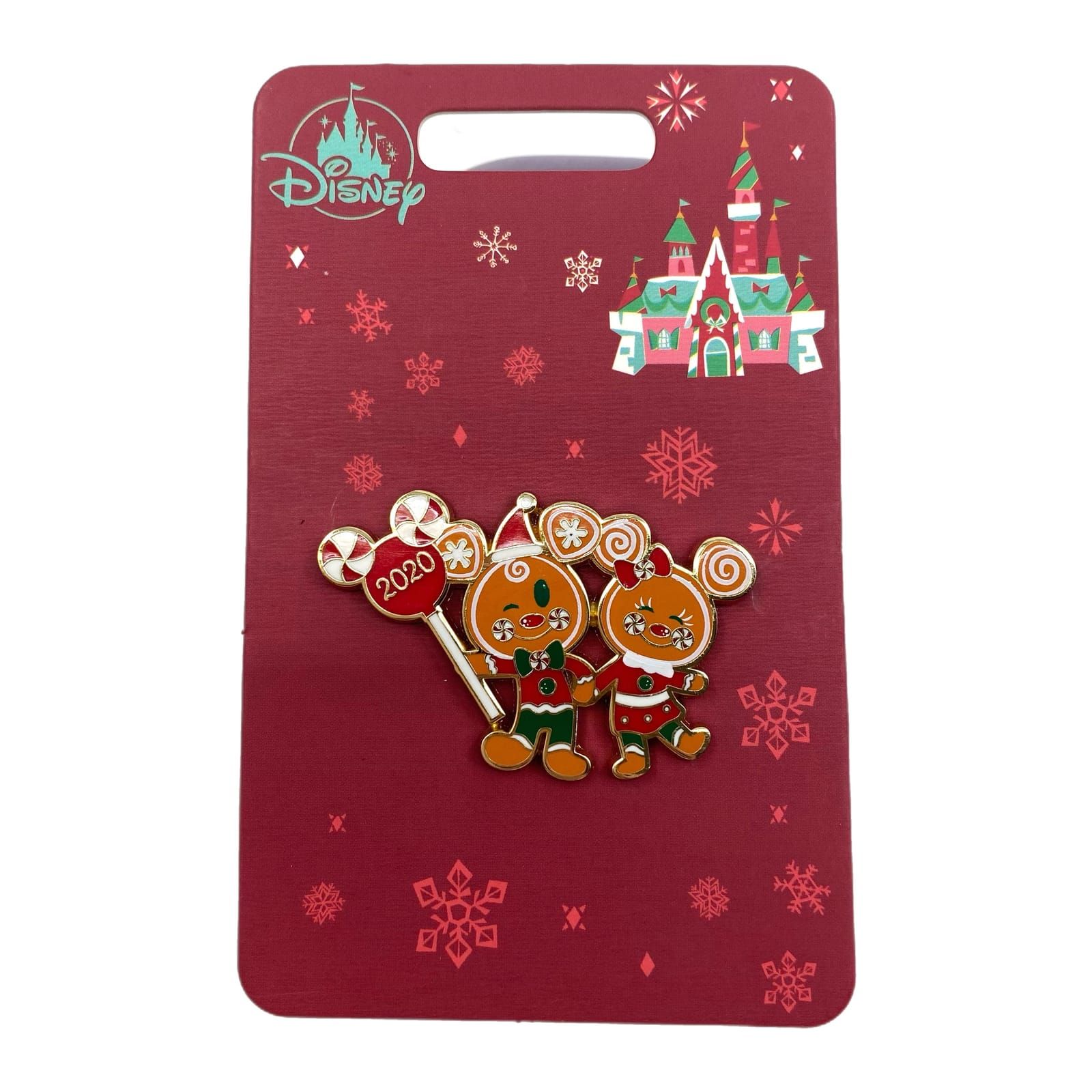 Disney Red 2020 Gingerbread People Collectible Pin