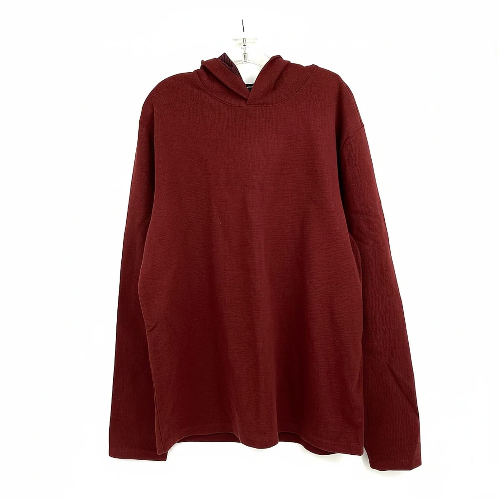 Vince Red Cotton Blend Hoodie Pullover