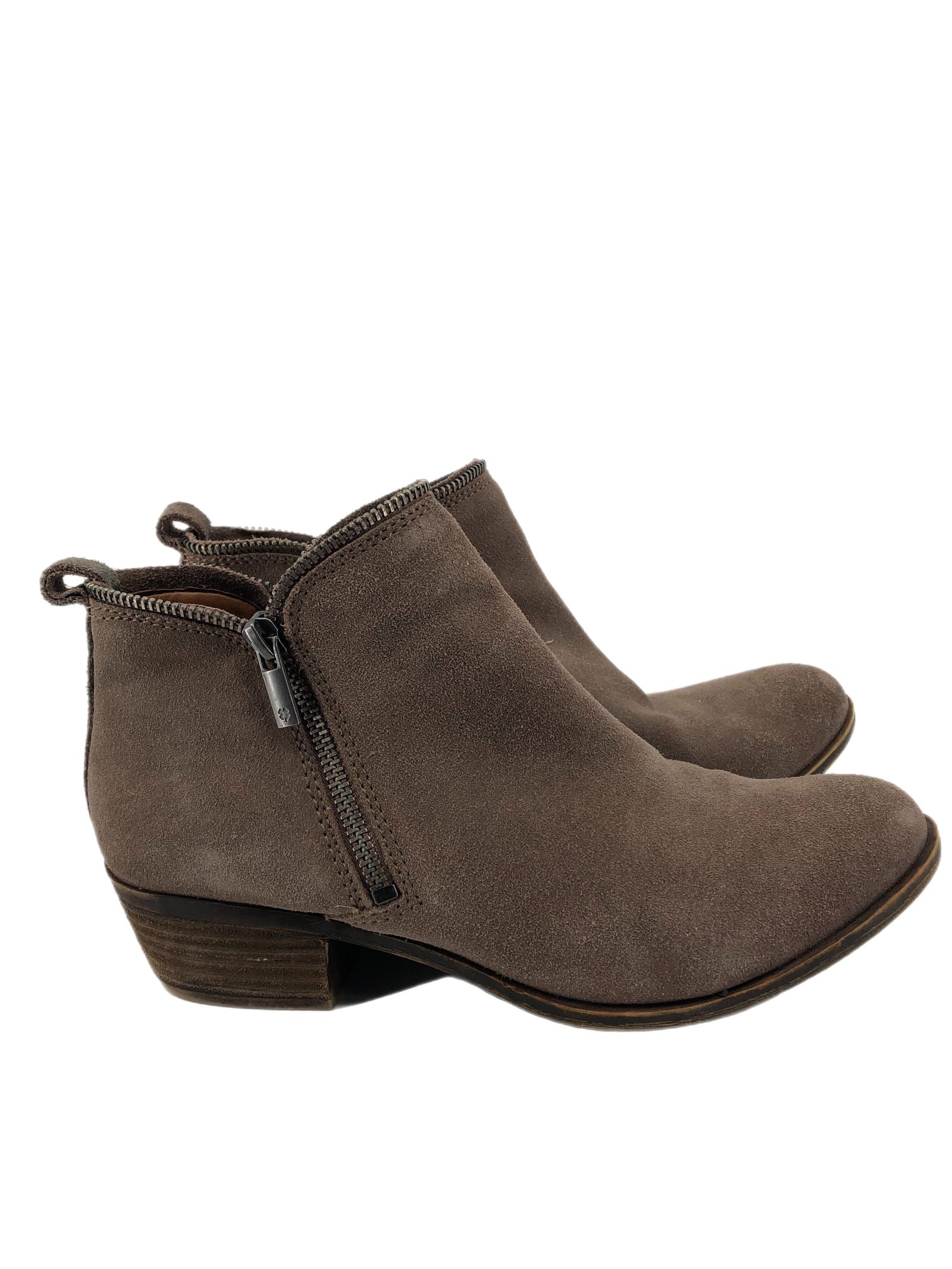 Lucky Brand Brown Suede Ankle Boots