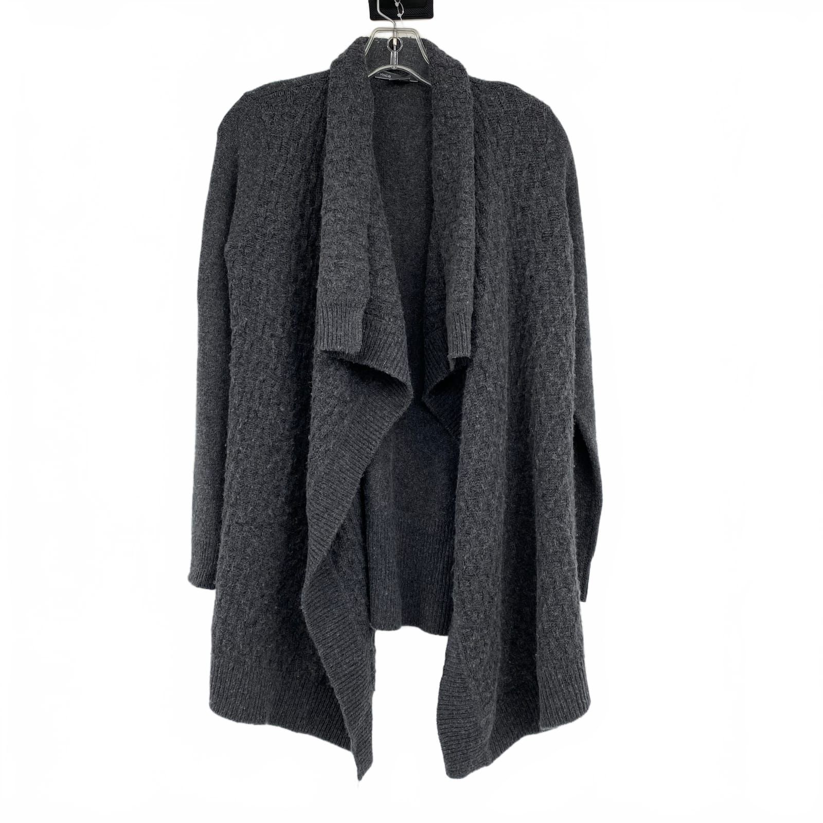 Vince Gray Wool Cashmere Cardigan