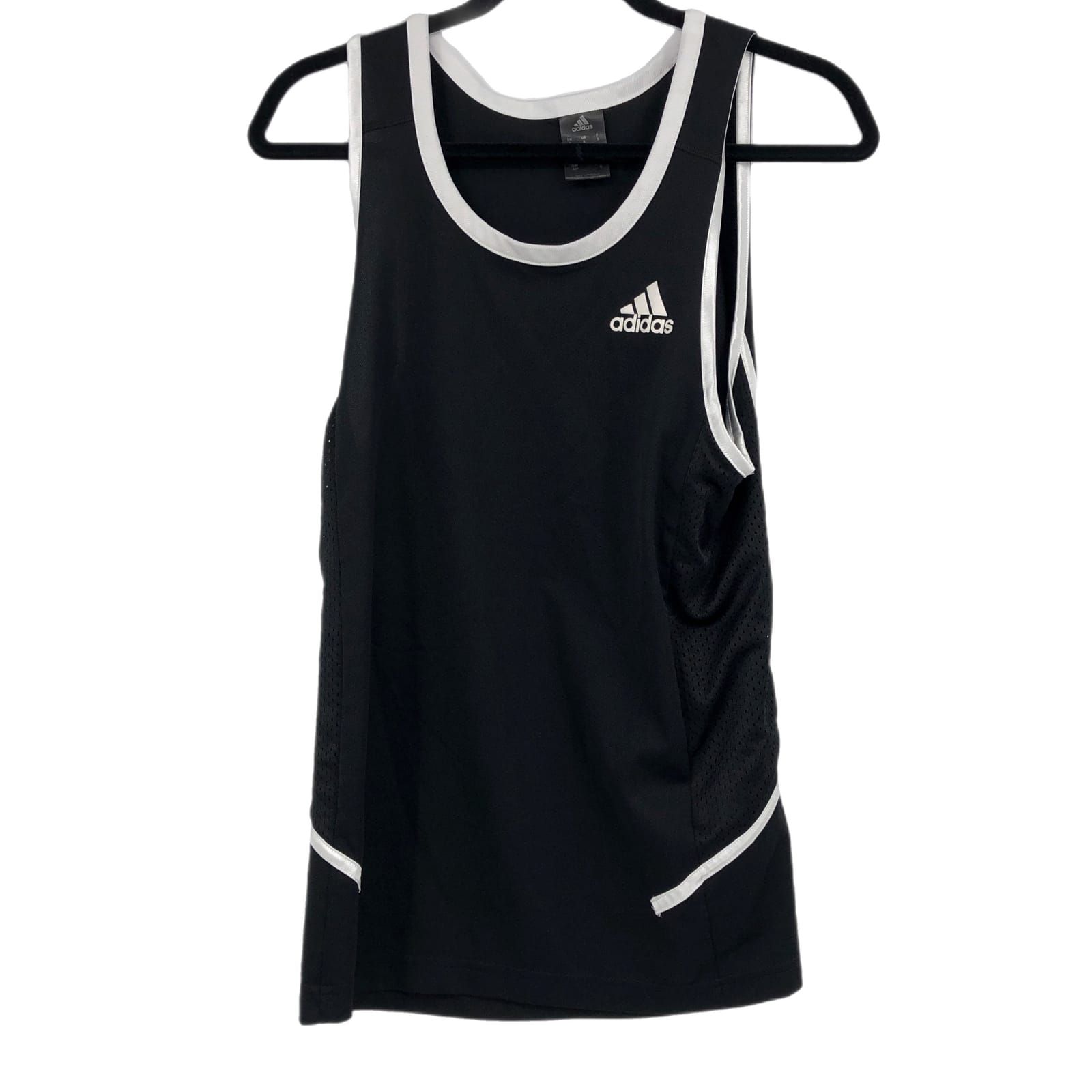 Adidas Black and White Athletic Basic Tank Top