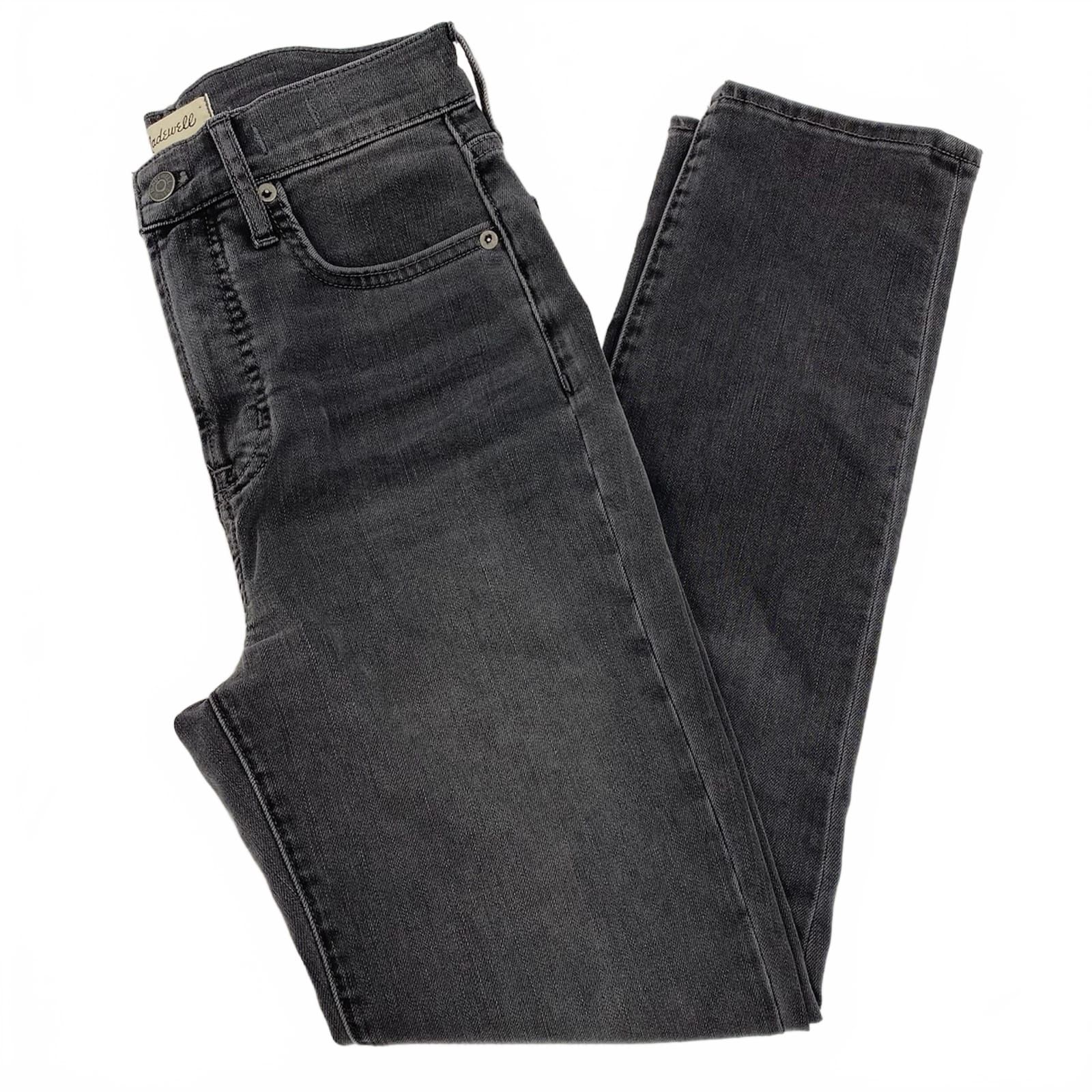 Madewell Gray Perfect Vintage Straight Jeans