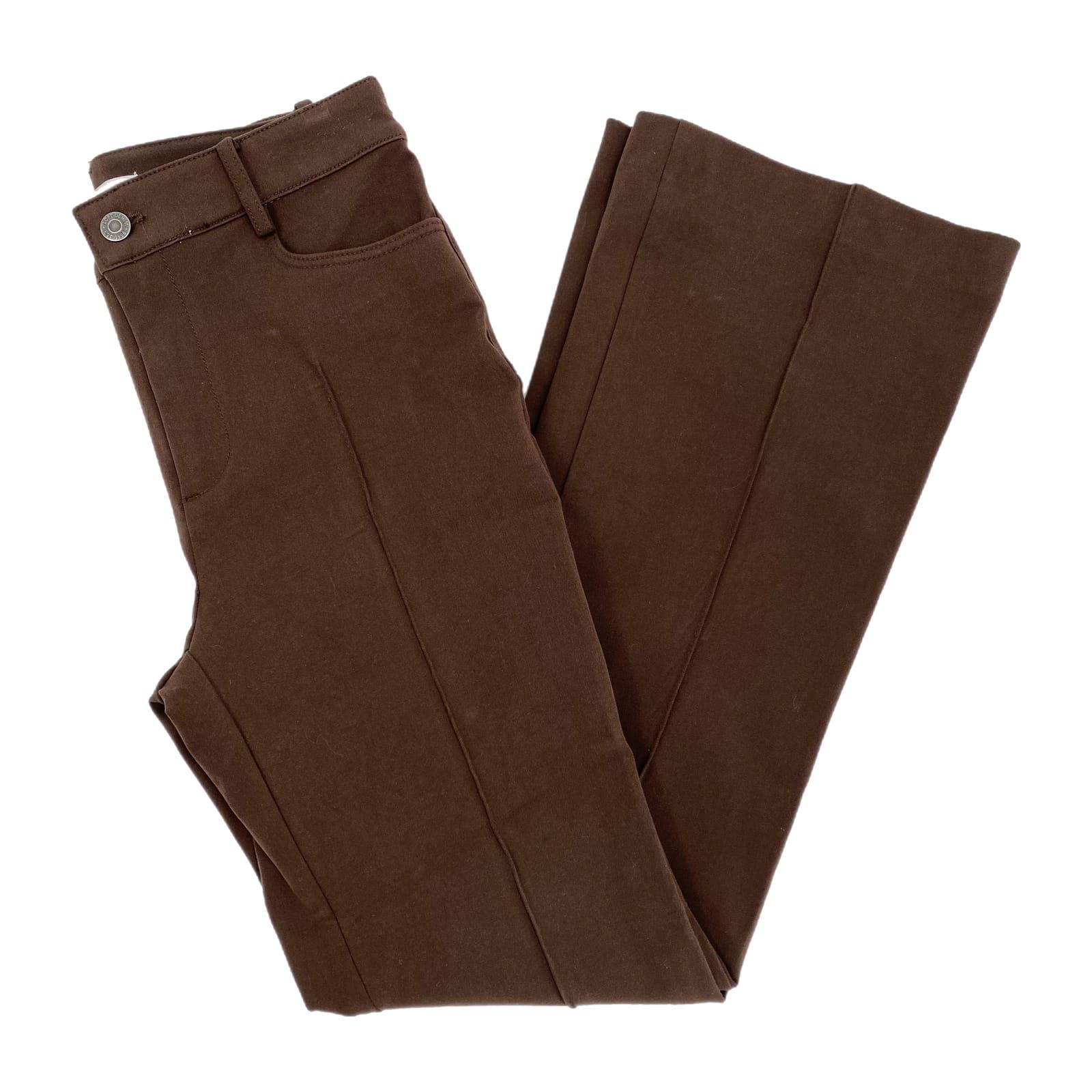 LOFT Brown 5 Pocket Slim Flare Pants