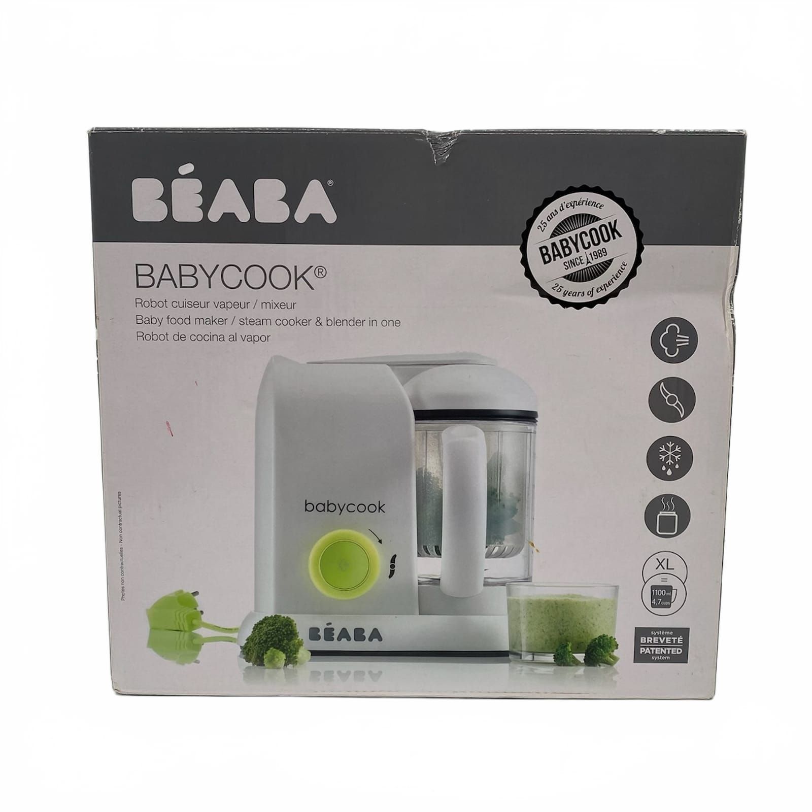Beaba White BabyCook Baby Food Maker Machine