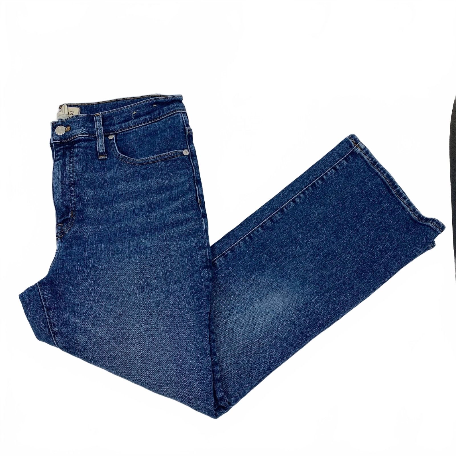 Madewell Blue Boot Cut Jeans Mid Rise Kick Out