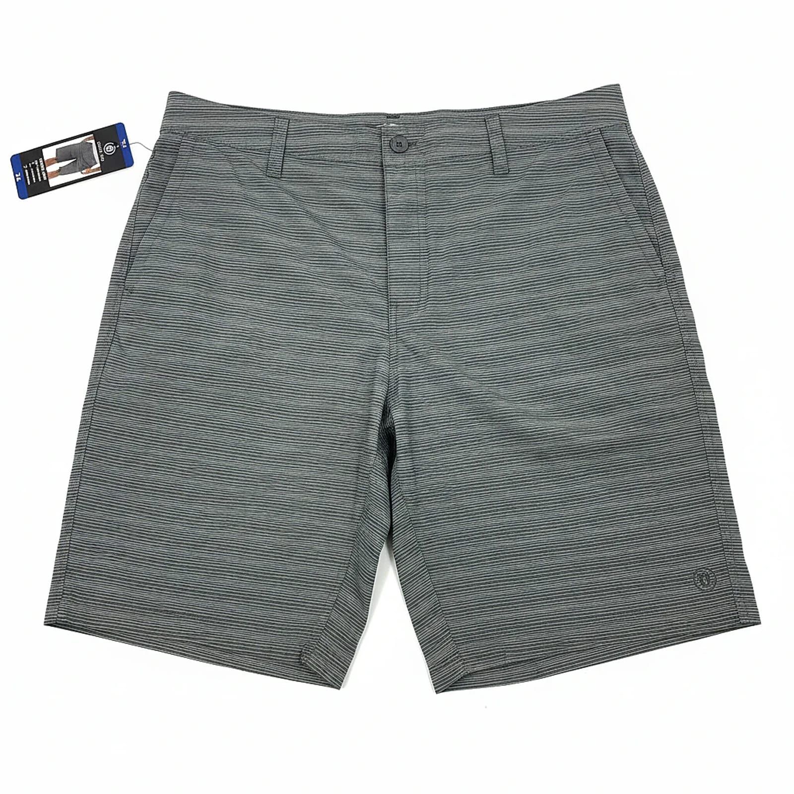 Hang Ten Gray Striped Bermuda Shorts