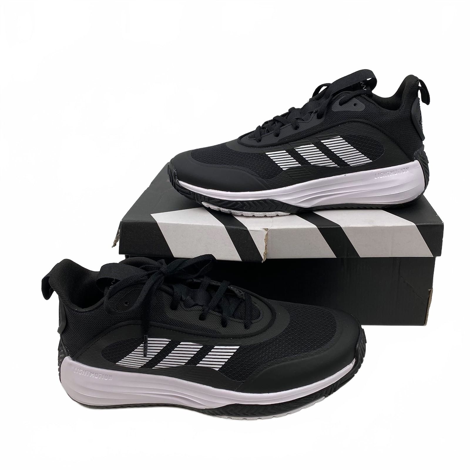 Adidas Black/White Own the Game 3.0 Sneakers