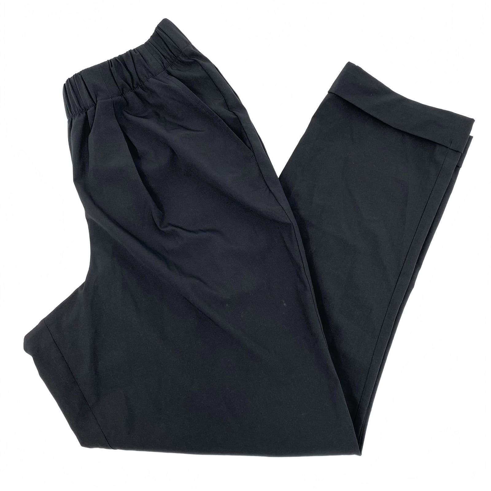 Varley Black Cuffed Hem Pants