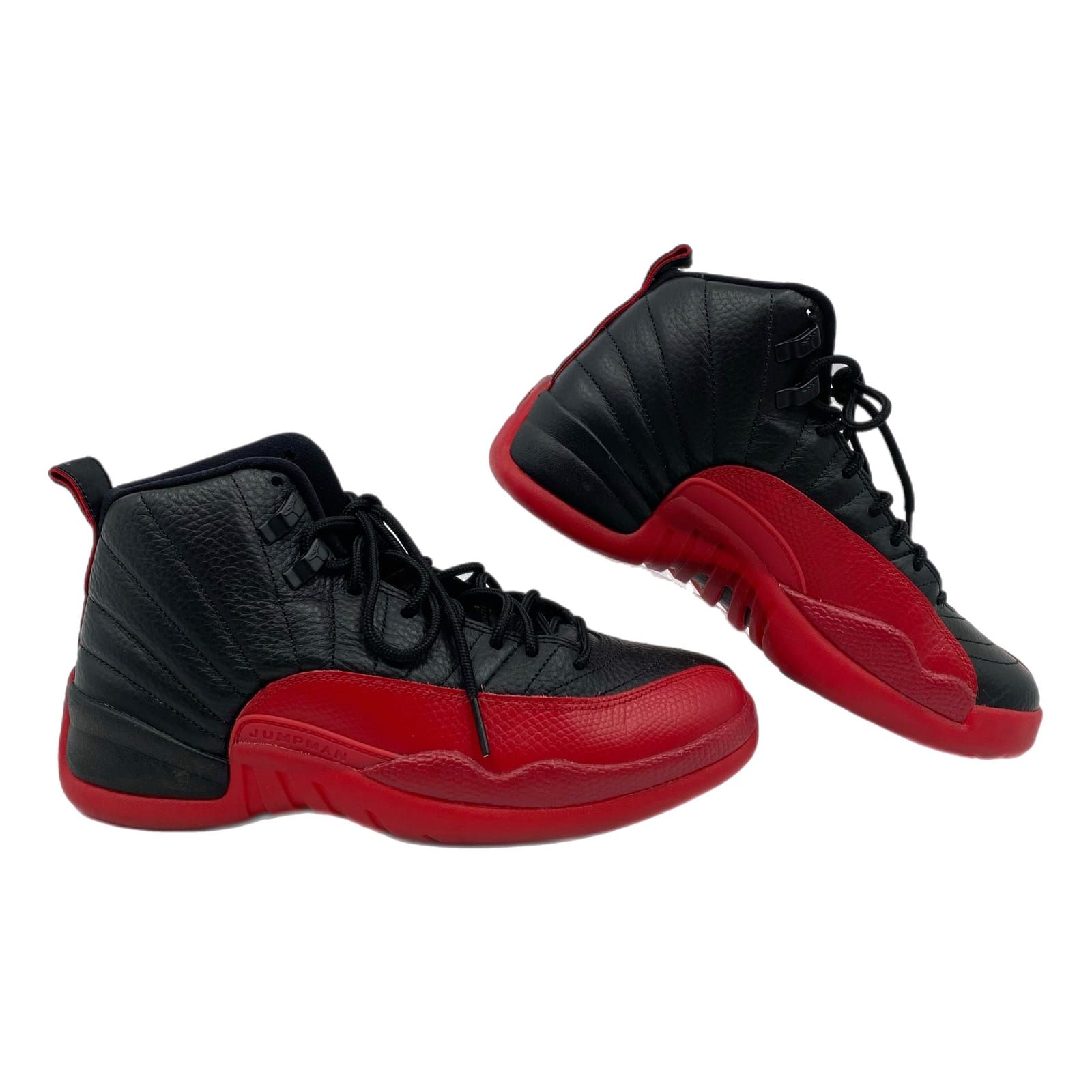 Nike Black Red Air Jordan 12 Retro Sneakers