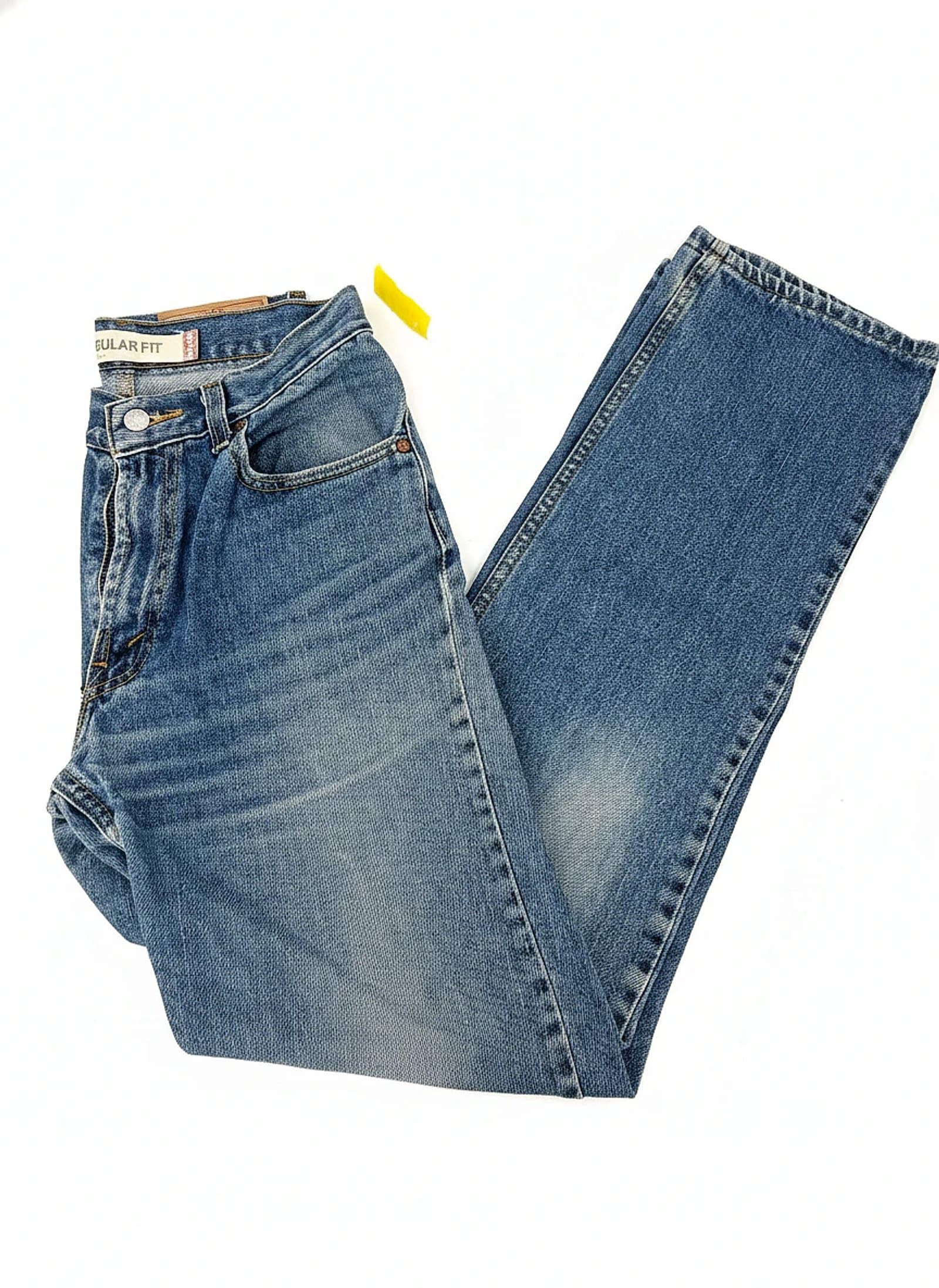 Levi's Men’s Blue Straight Cotton Jeans