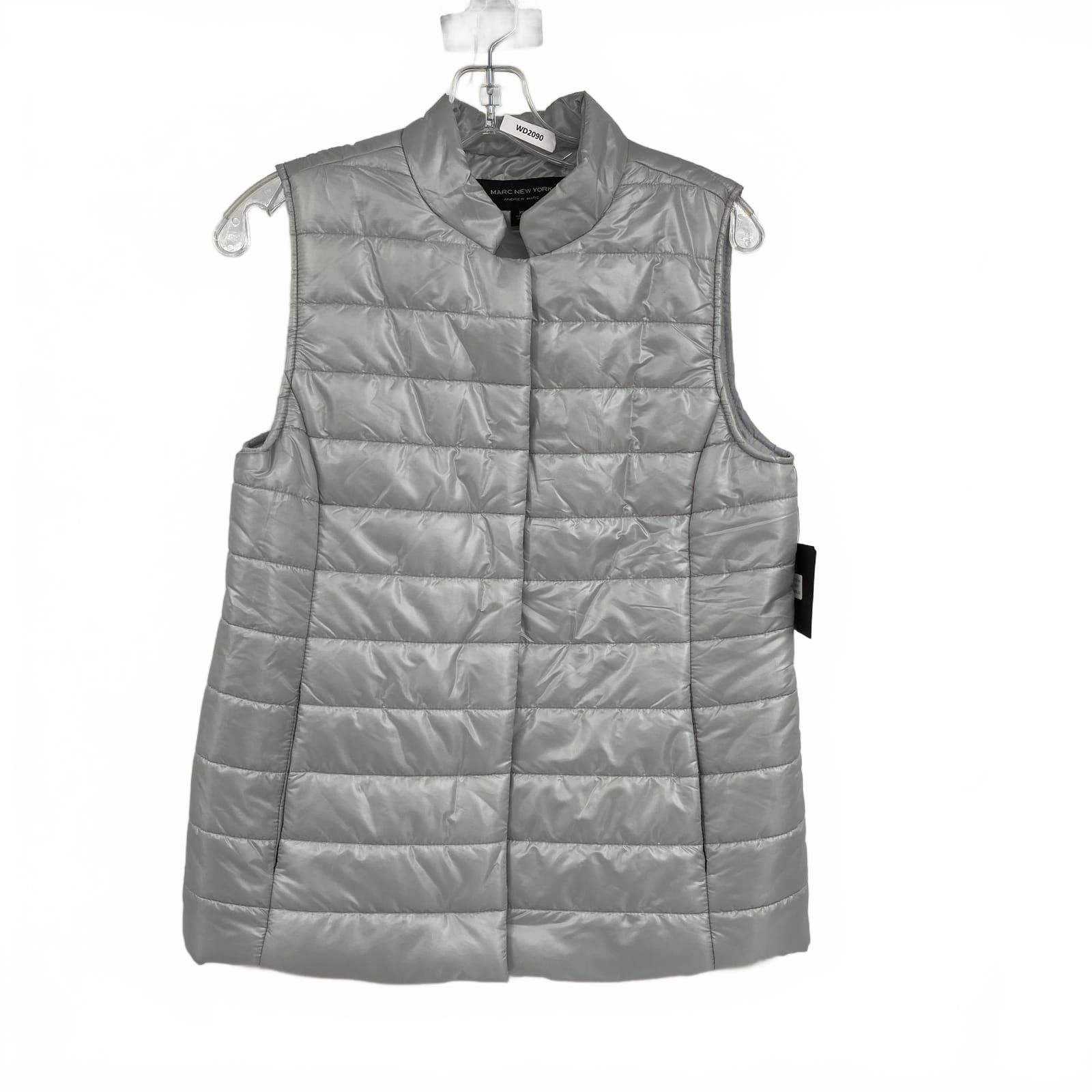 Marc New York Silver Puffer Vest
