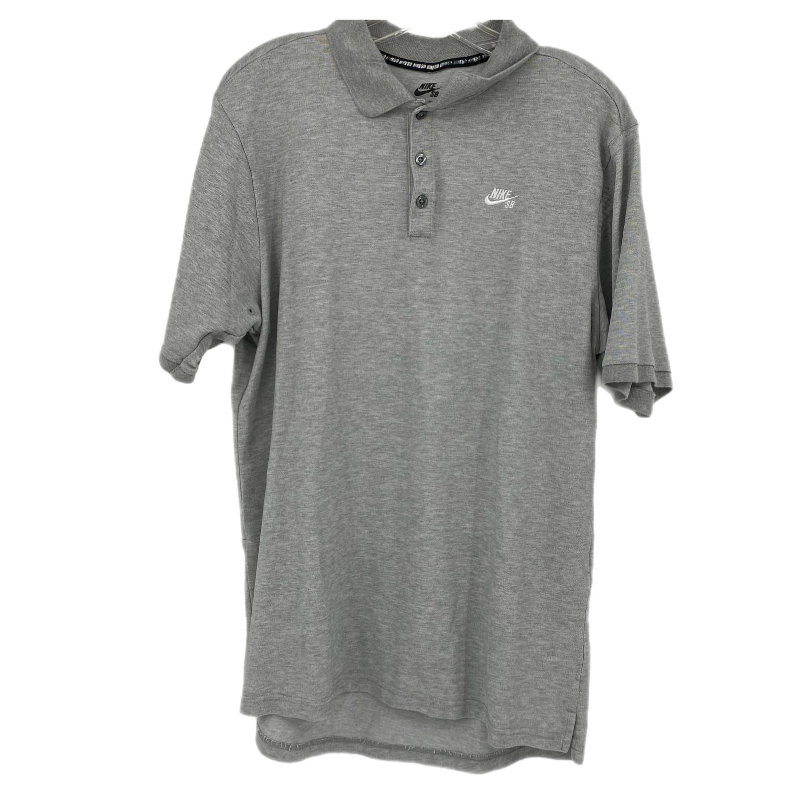 Nike Gray Classic Short Sleeve Polo Shirt