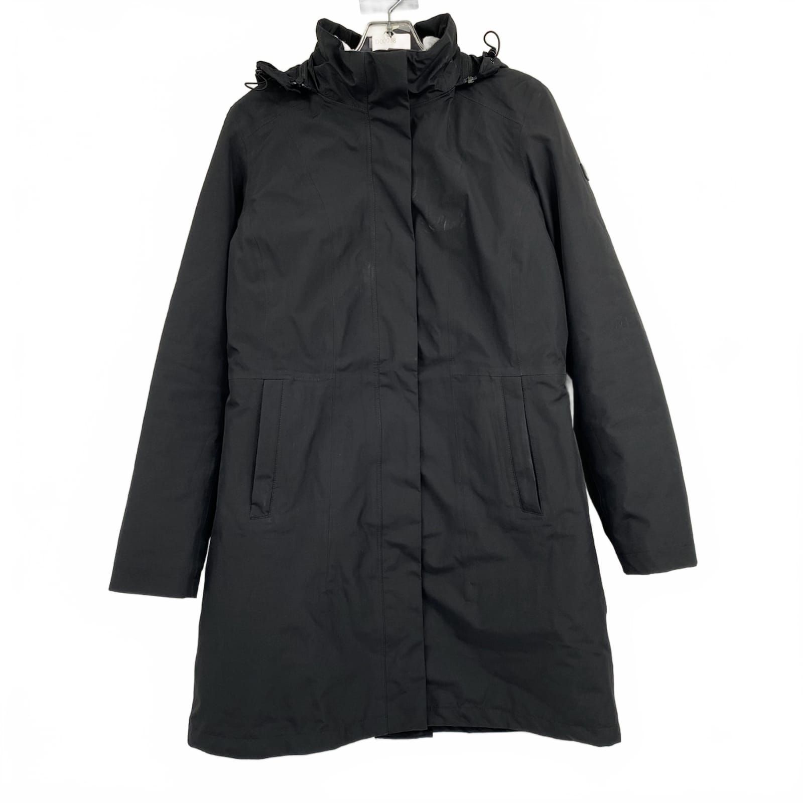 The North Face Black Mid-Length Coat with Removable Puffer Lining