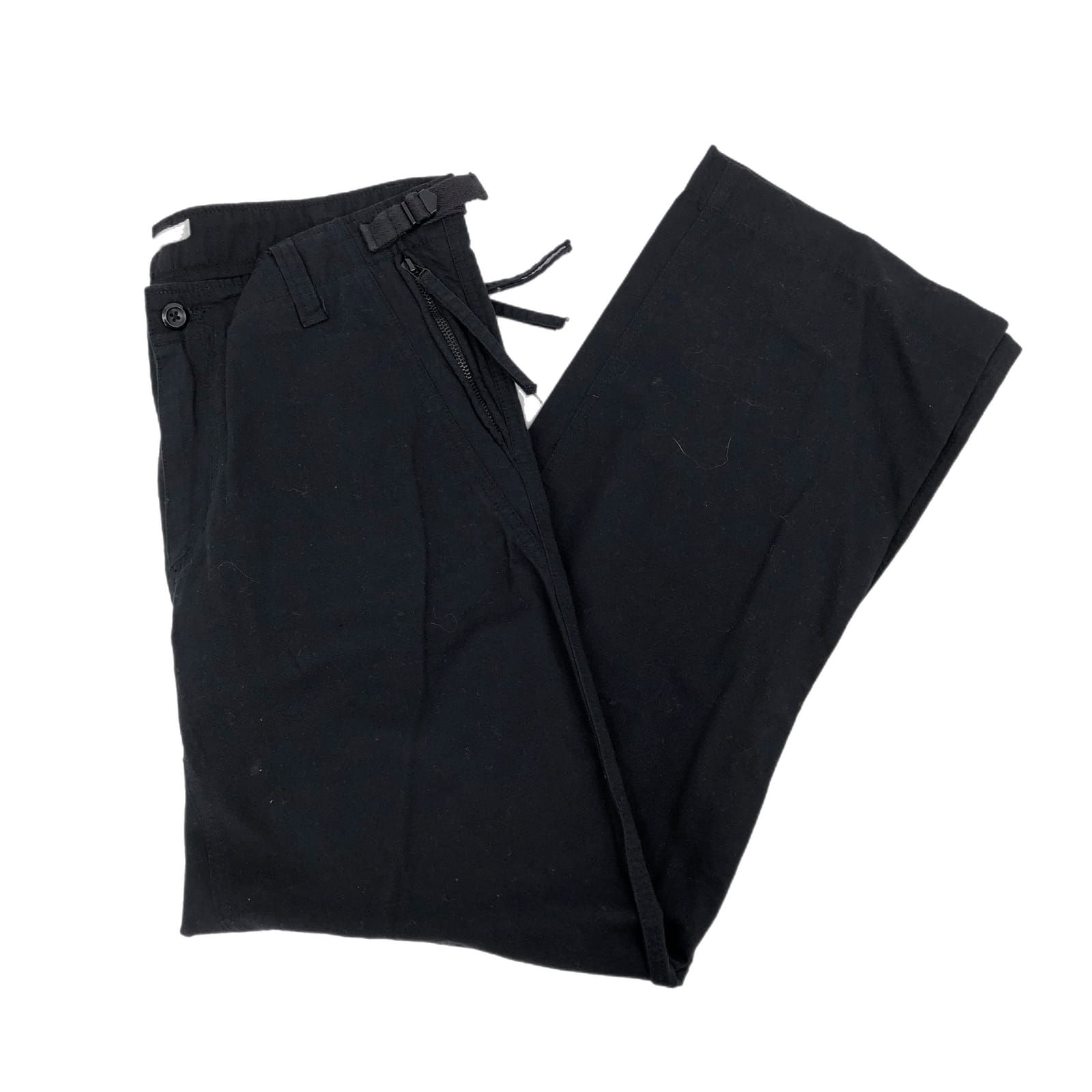 Five Centimetre Black Wide Leg Cargo Pants